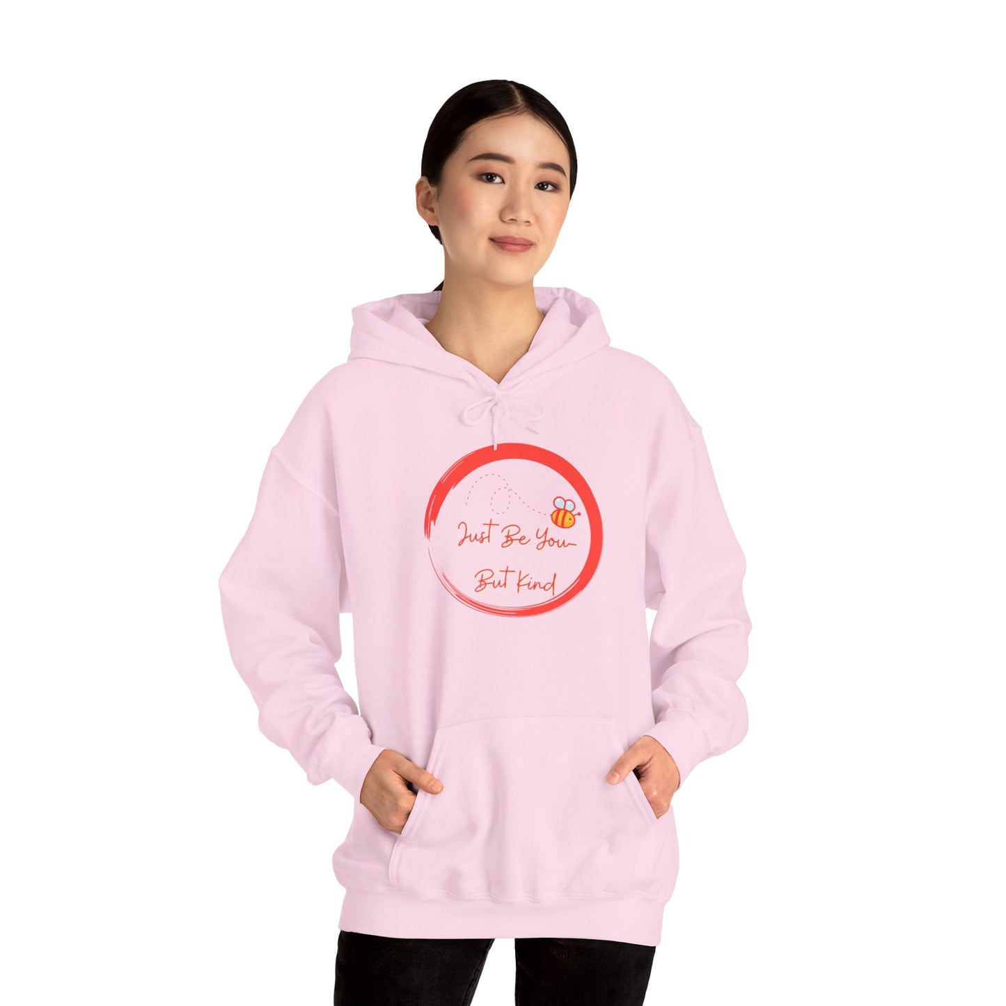 Bee Inspired Unisex Heavy Blend Hoodie, Casual Streetwear, Eco-Friendly Fashion, Gift for Her, Spring Wardrobe Essential