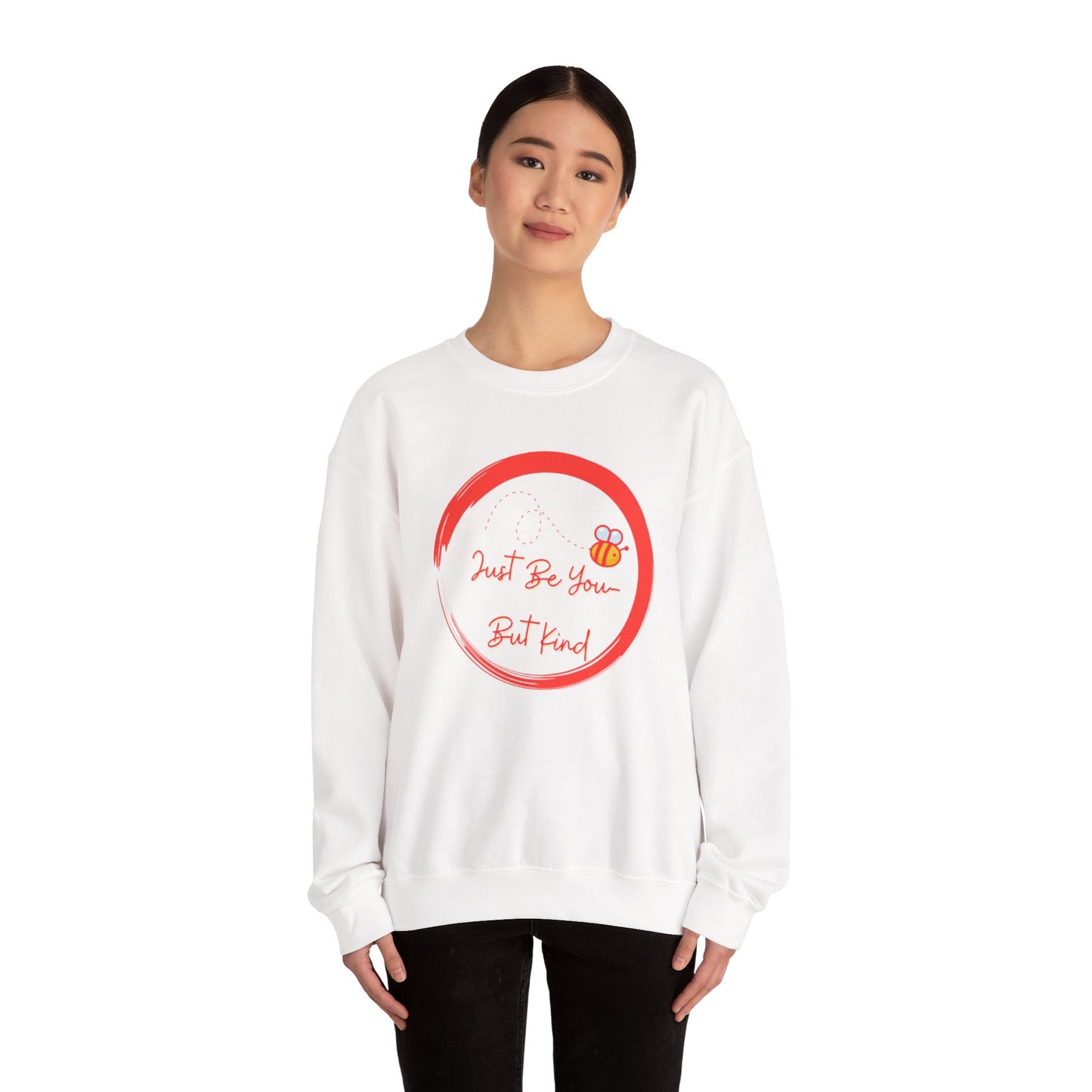 Cute Bee Inspirational Sweatshirt, Cozy Gift for Friends, Unisex Crewneck, Spring Vibe, Bee Lover Apparel