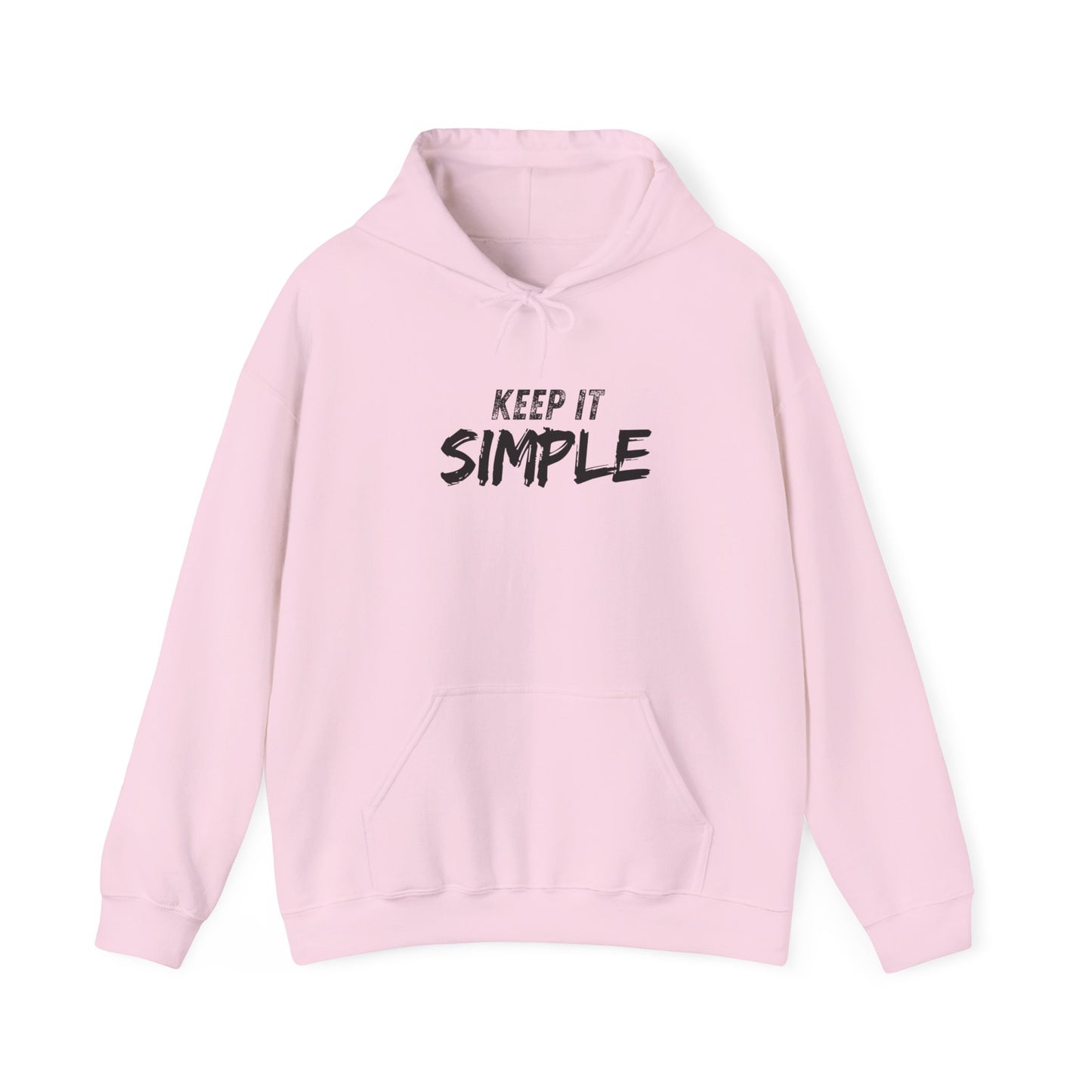 Minimalist Hoodie with 'Keep It Simple' Design, Casual Sweatshirt for Everyday Wear, Unisex Comfort, Gift for Friends & Family