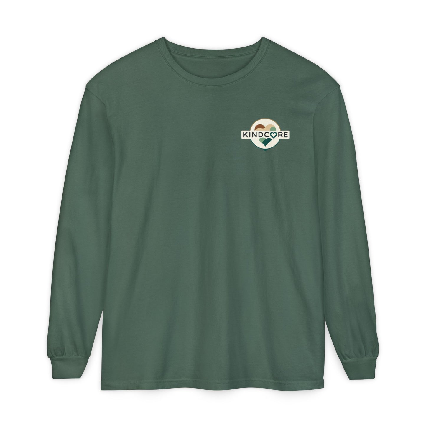 Be Kind Long Sleeve Tee, Unisex Garment-Dyed Shirt, Kindness Apparel, Casual Wear, Gift for Friends, Positive Vibes T-Shirt