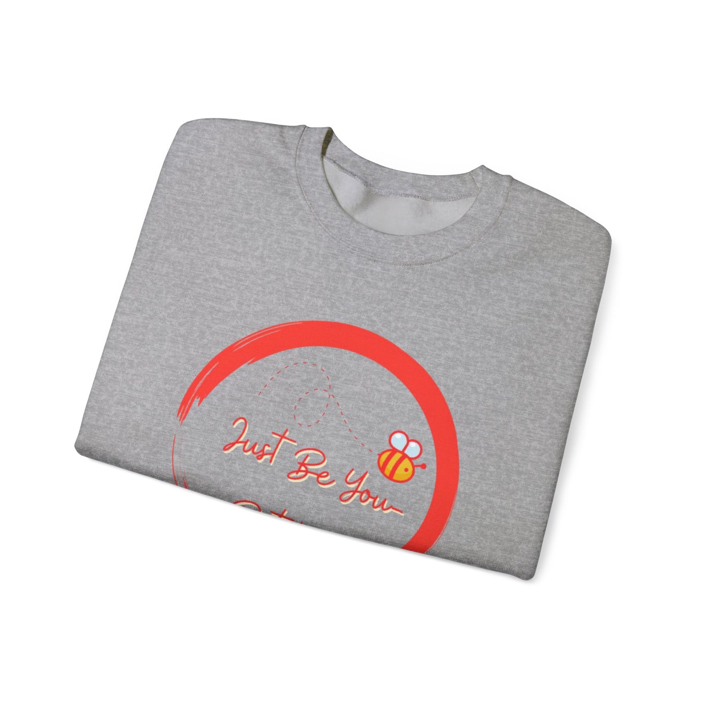Cute Bee Inspirational Sweatshirt, Cozy Gift for Friends, Unisex Crewneck, Spring Vibe, Bee Lover Apparel