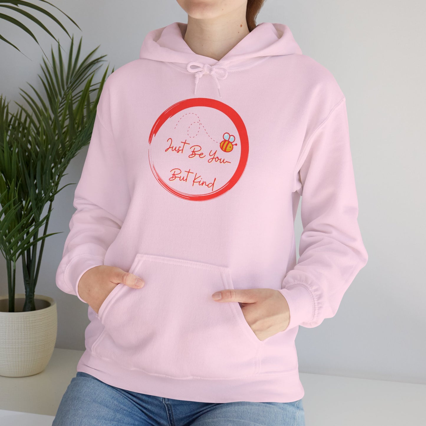 Bee Inspired Unisex Heavy Blend Hoodie, Casual Streetwear, Eco-Friendly Fashion, Gift for Her, Spring Wardrobe Essential