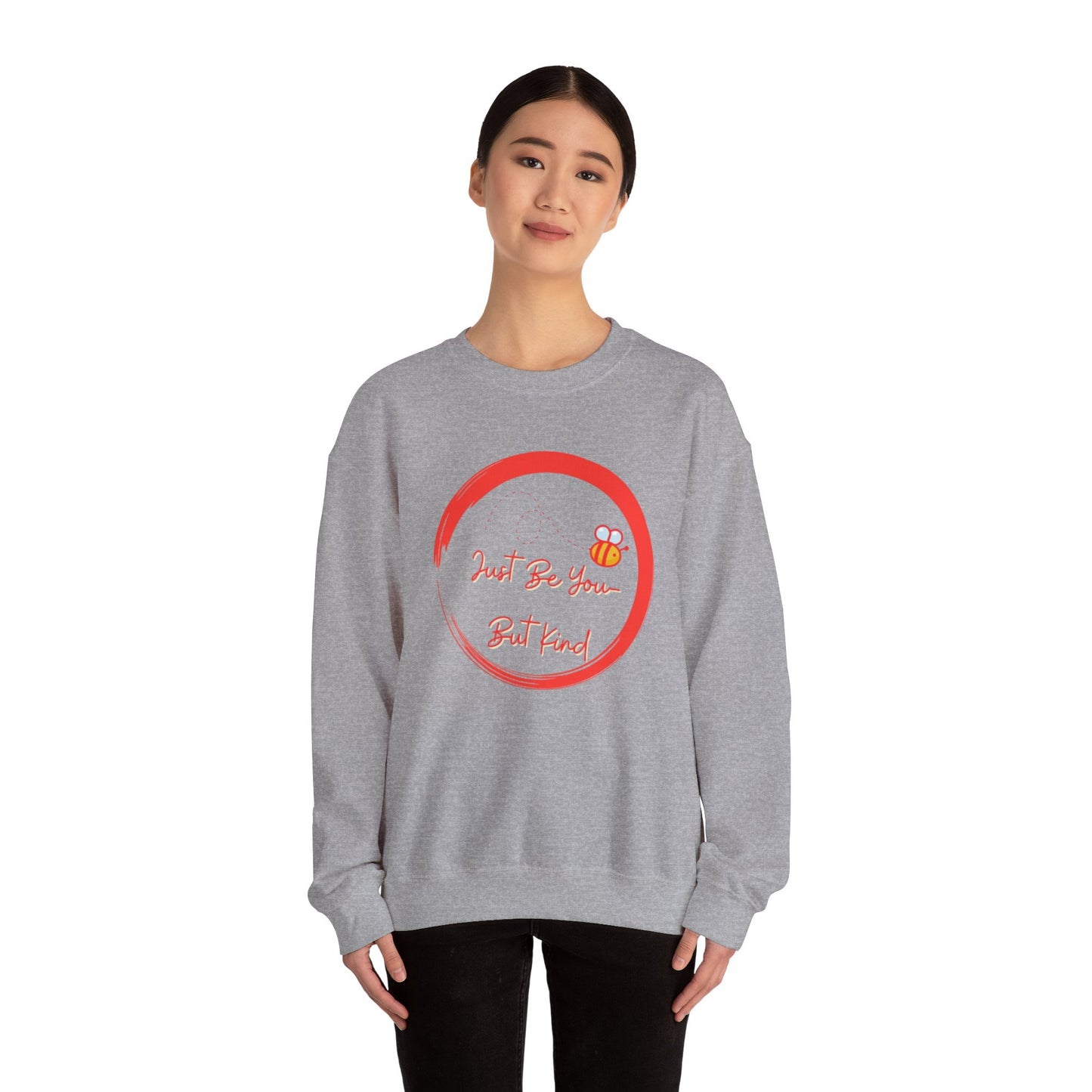 Cute Bee Inspirational Sweatshirt, Cozy Gift for Friends, Unisex Crewneck, Spring Vibe, Bee Lover Apparel