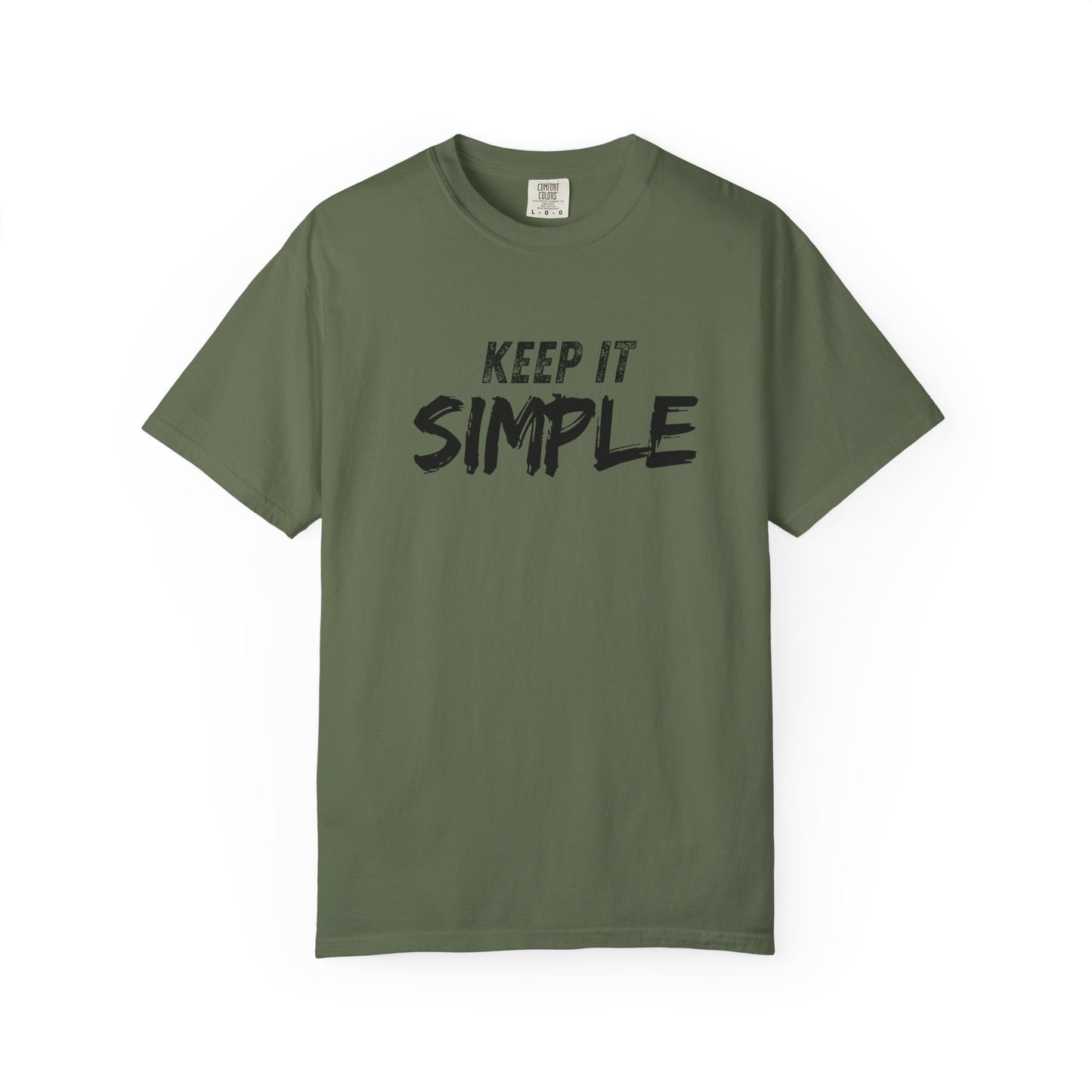 Unisex Garment-Dyed T-Shirt - Keep It Simple Tee, Casual Wear, Minimalist Fashion, Gift Idea, Everyday Comfort