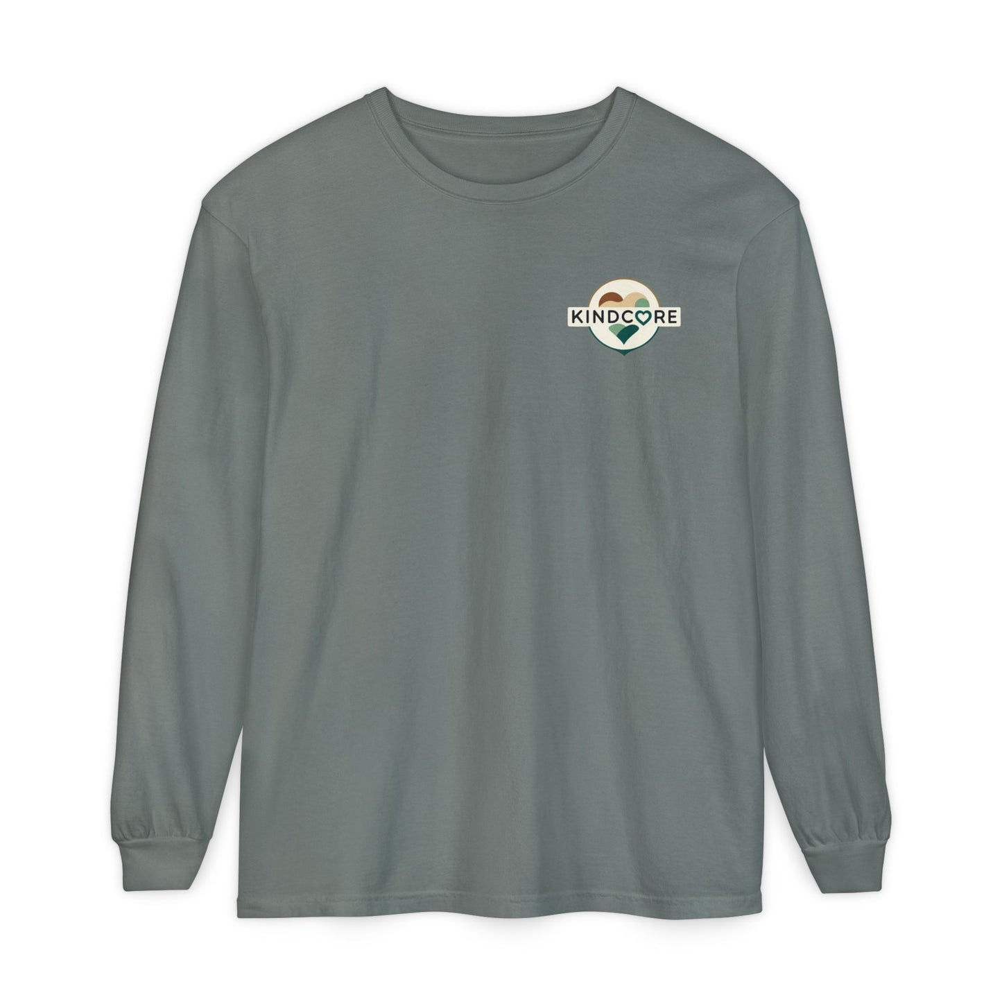 Be Kind Long Sleeve Tee, Unisex Garment-Dyed Shirt, Kindness Apparel, Casual Wear, Gift for Friends, Positive Vibes T-Shirt