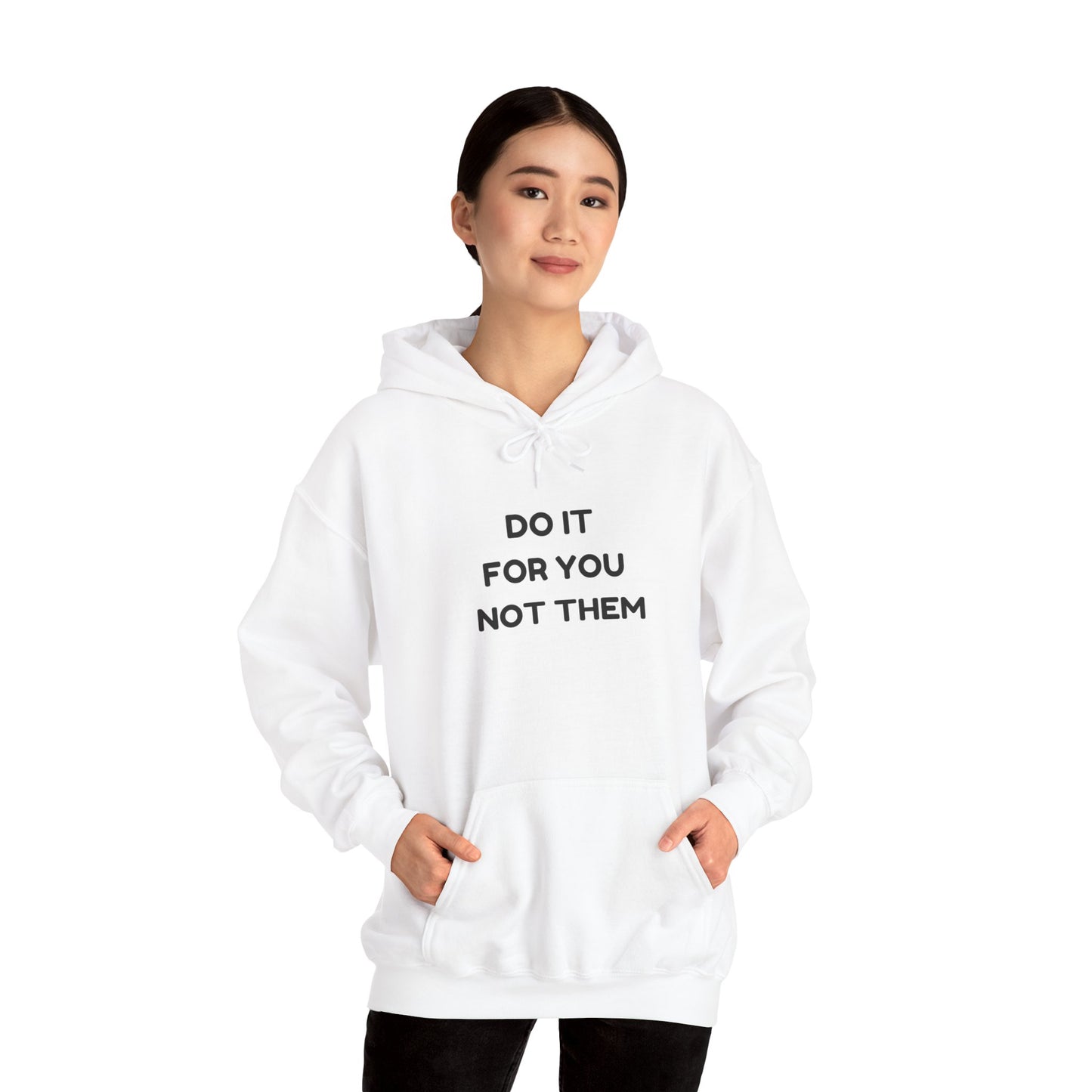 Motivational Hoodie for Self-Love, Unisex Sweatshirt, Cozy Gift for Friends, Inspiring Apparel, Perfect for Relaxation