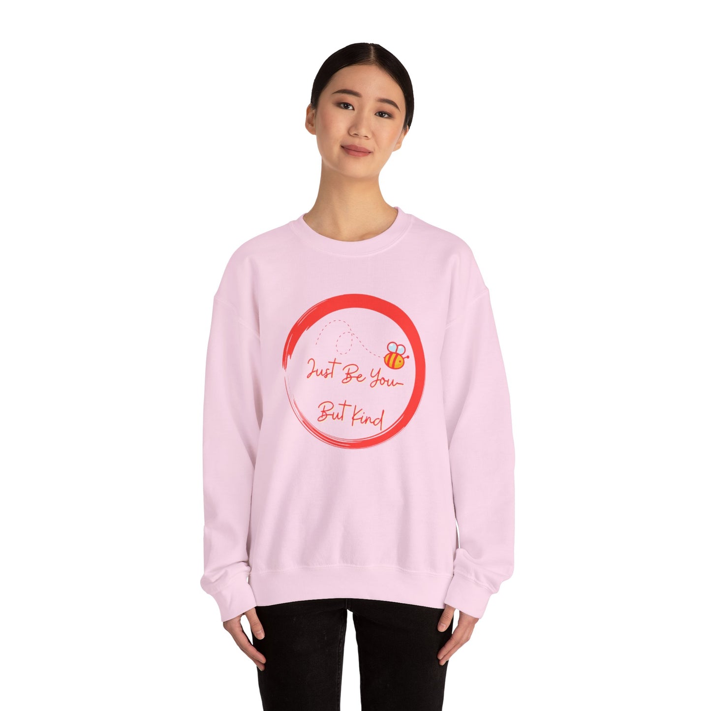 Cute Bee Inspirational Sweatshirt, Cozy Gift for Friends, Unisex Crewneck, Spring Vibe, Bee Lover Apparel