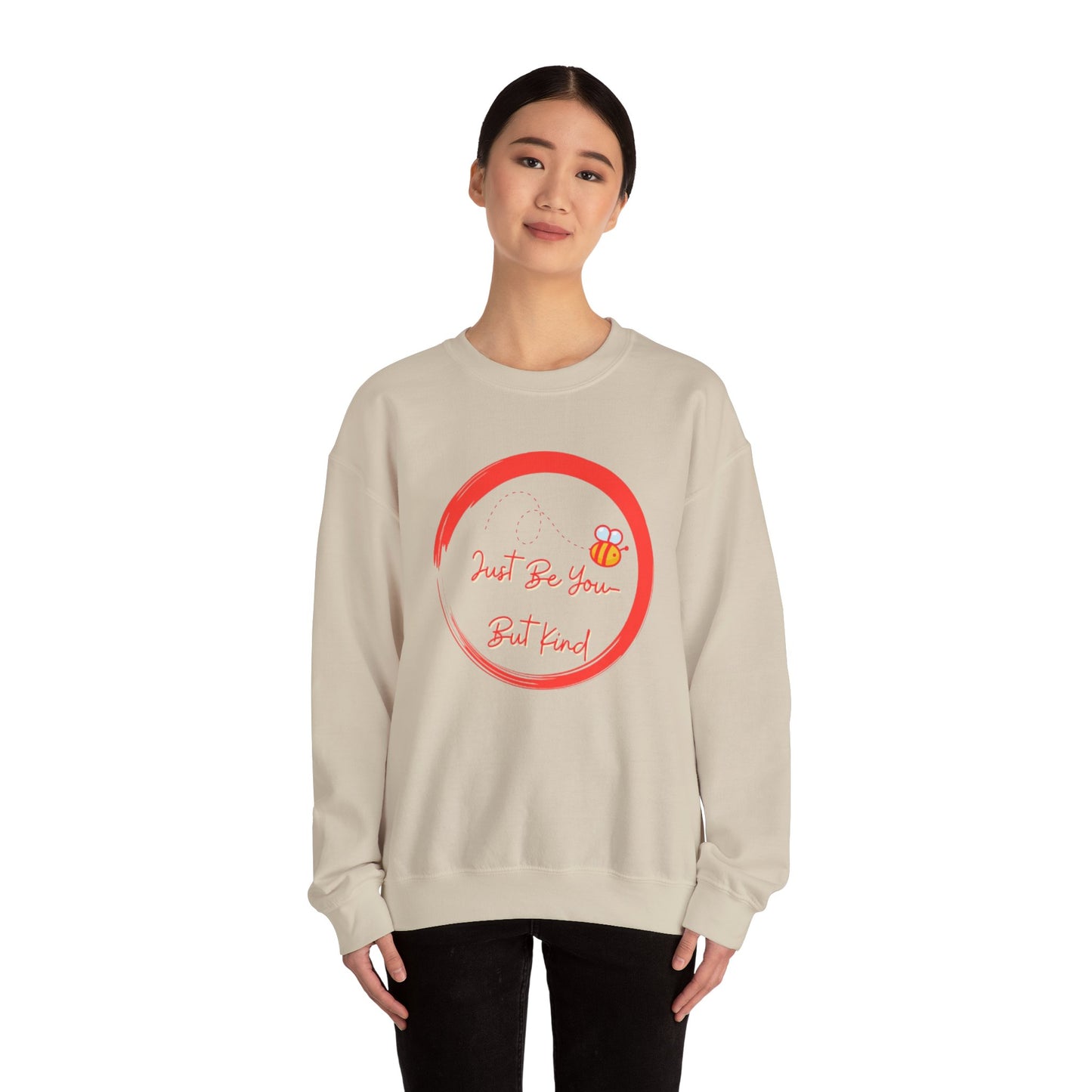 Cute Bee Inspirational Sweatshirt, Cozy Gift for Friends, Unisex Crewneck, Spring Vibe, Bee Lover Apparel