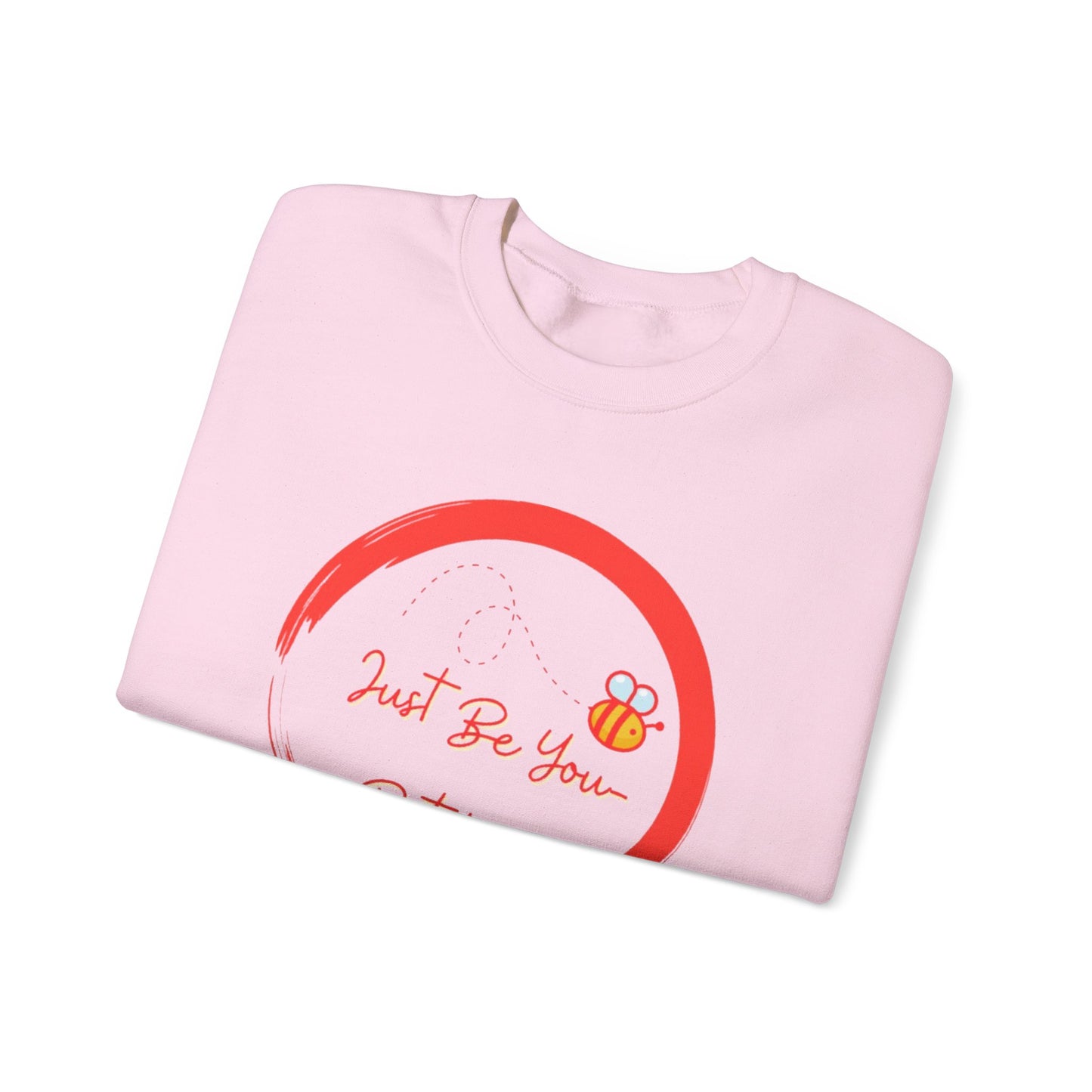 Cute Bee Inspirational Sweatshirt, Cozy Gift for Friends, Unisex Crewneck, Spring Vibe, Bee Lover Apparel