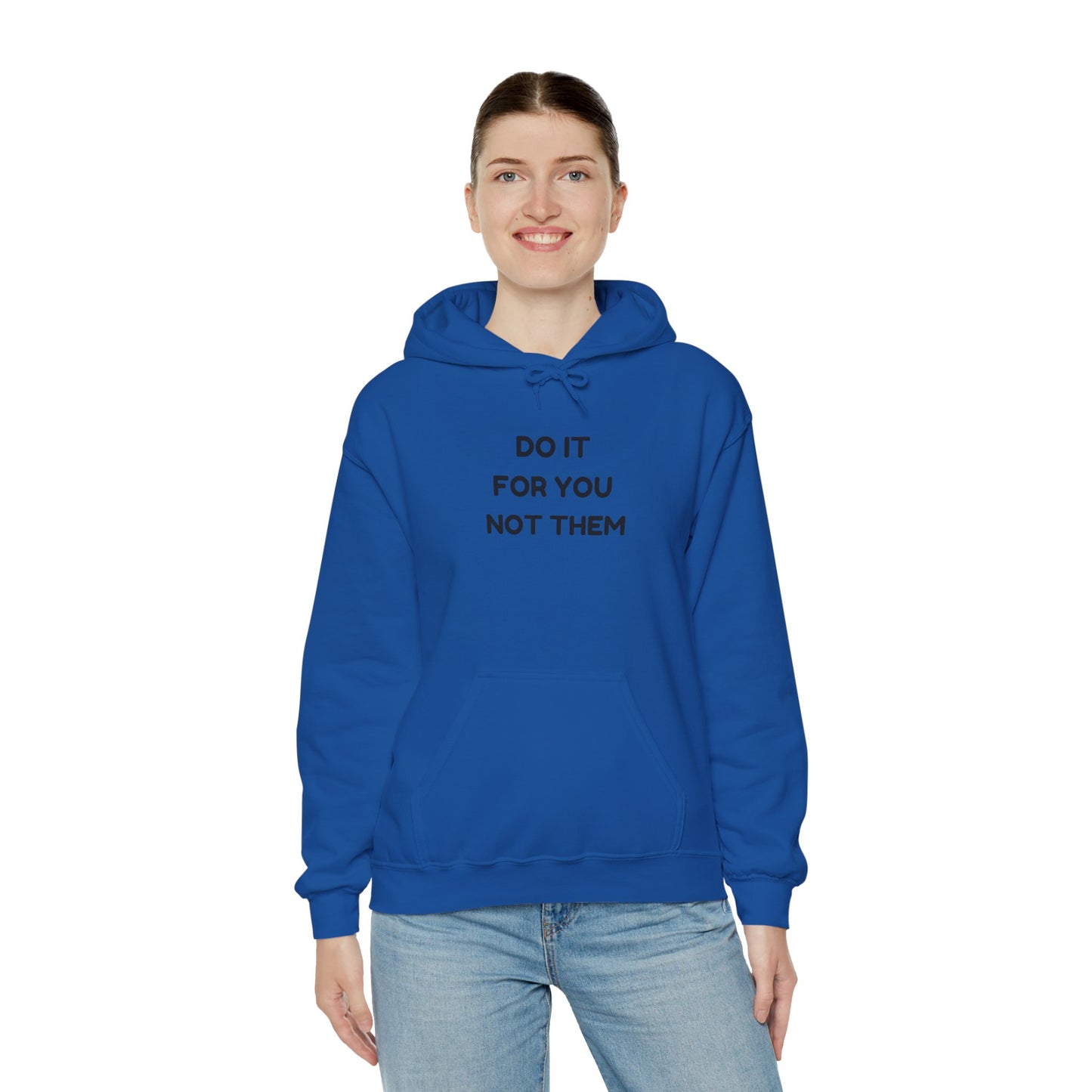 Motivational Hoodie for Self-Love, Unisex Sweatshirt, Cozy Gift for Friends, Inspiring Apparel, Perfect for Relaxation