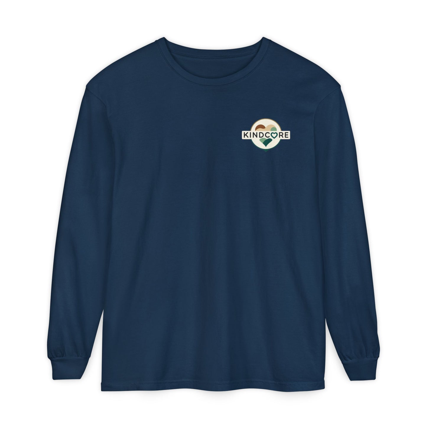 Be Kind Long Sleeve Tee, Unisex Garment-Dyed Shirt, Kindness Apparel, Casual Wear, Gift for Friends, Positive Vibes T-Shirt