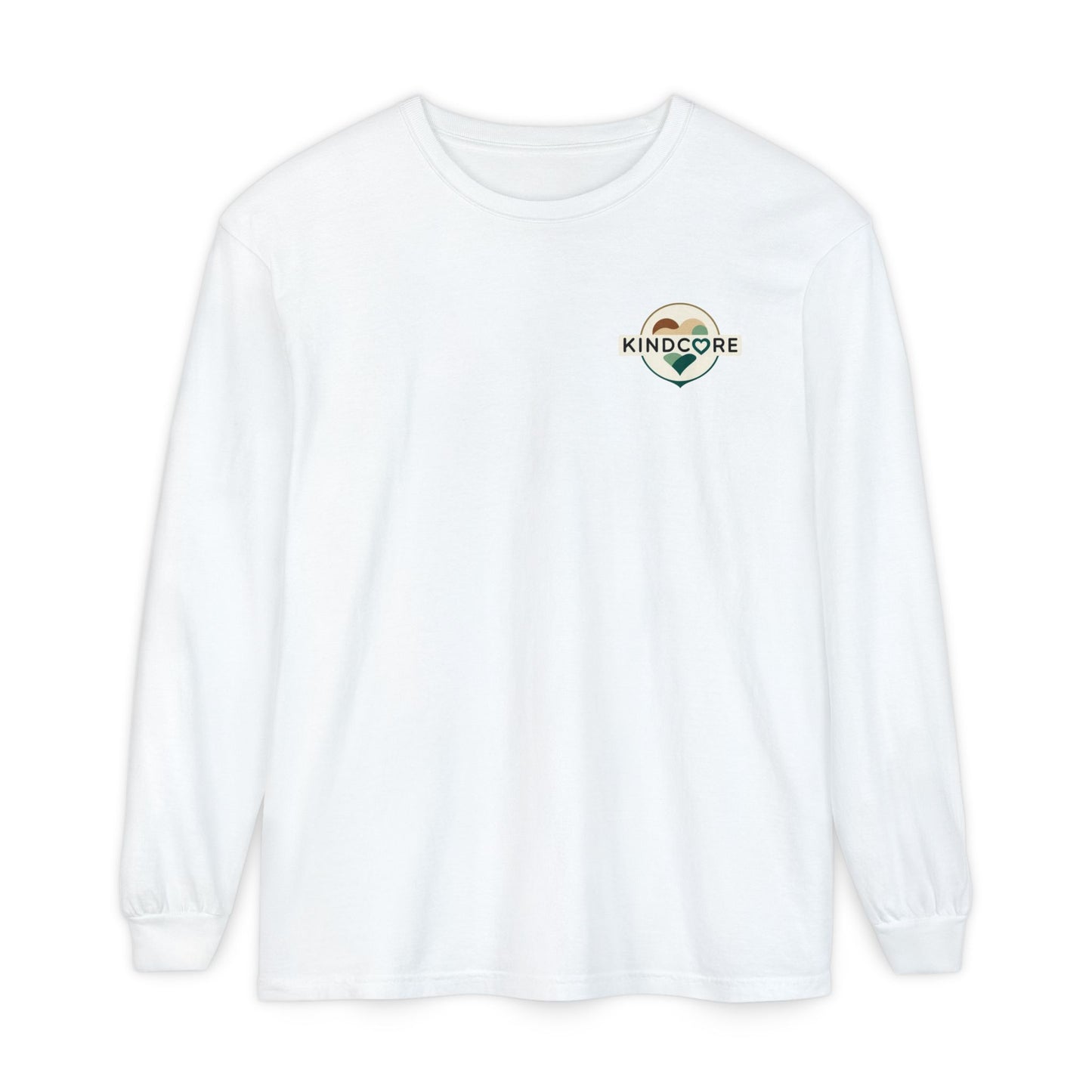 Be Kind Long Sleeve Tee, Unisex Garment-Dyed Shirt, Kindness Apparel, Casual Wear, Gift for Friends, Positive Vibes T-Shirt