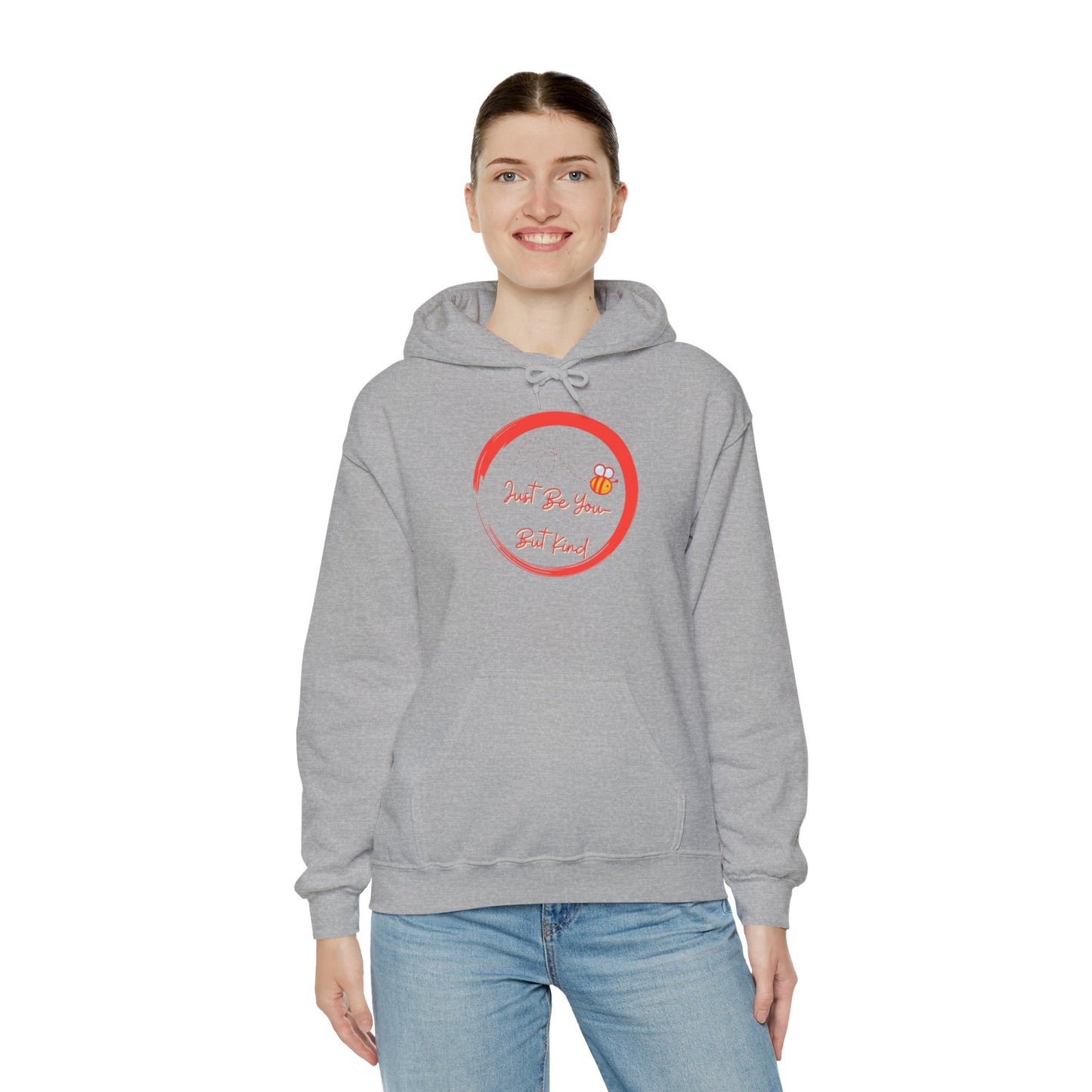 Bee Inspired Unisex Heavy Blend Hoodie, Casual Streetwear, Eco-Friendly Fashion, Gift for Her, Spring Wardrobe Essential