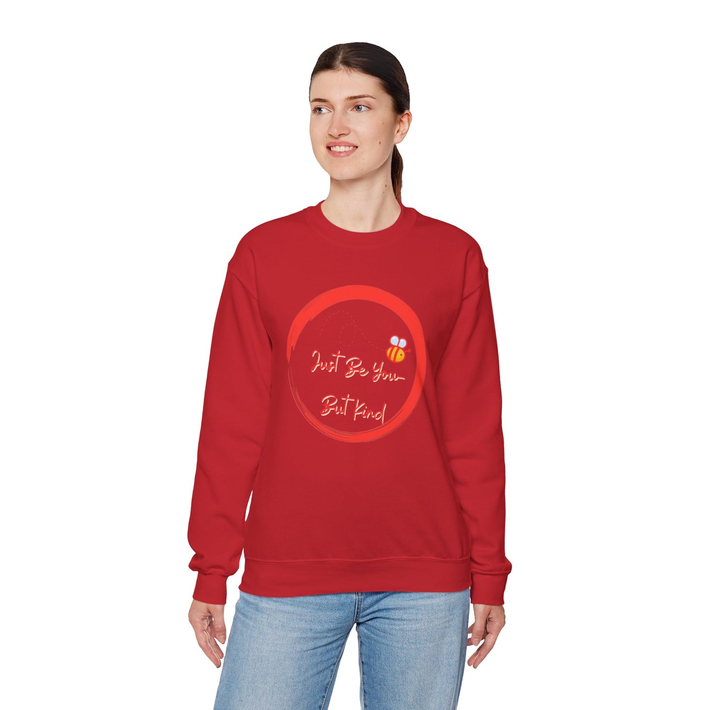 Cute Bee Inspirational Sweatshirt, Cozy Gift for Friends, Unisex Crewneck, Spring Vibe, Bee Lover Apparel