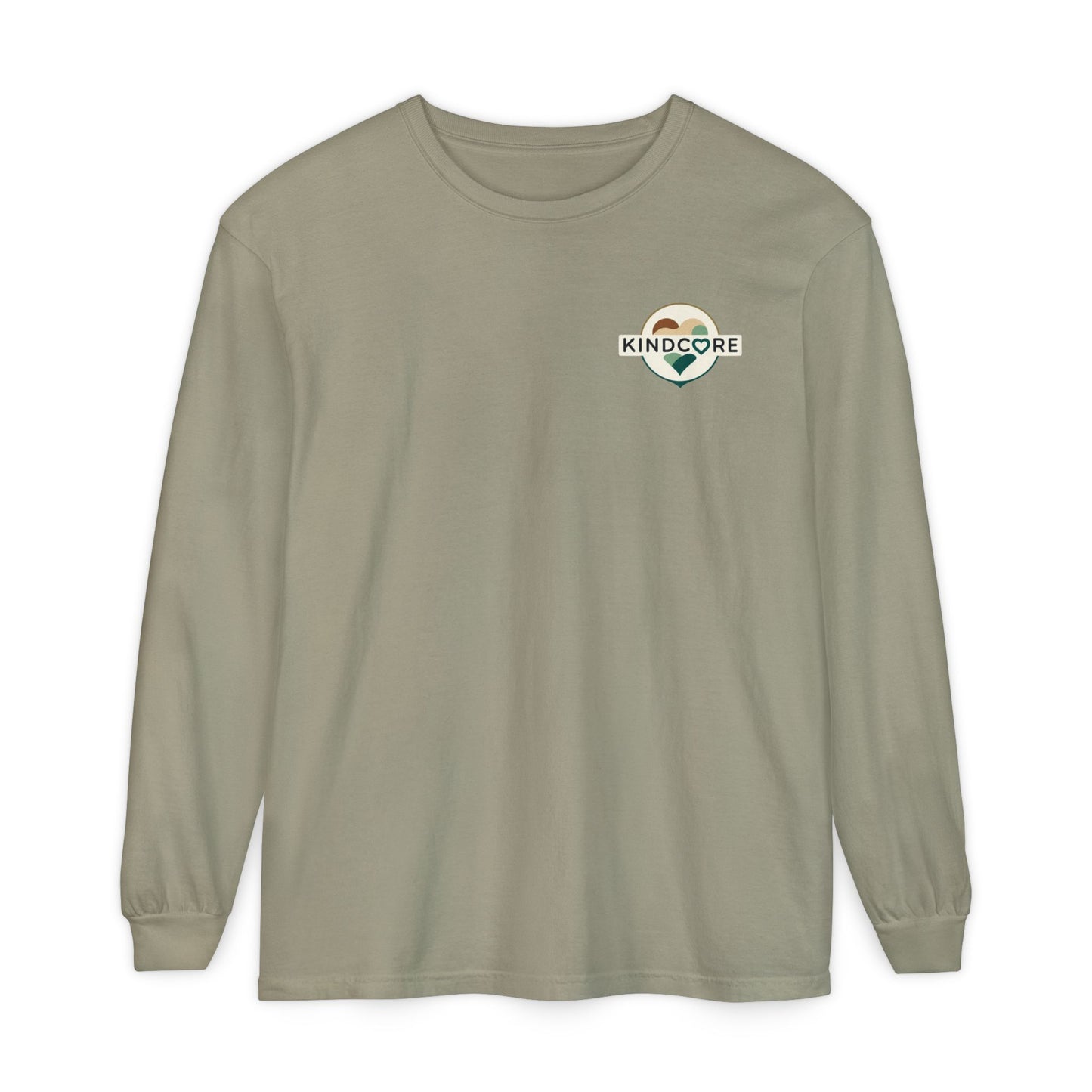 Be Kind Long Sleeve Tee, Unisex Garment-Dyed Shirt, Kindness Apparel, Casual Wear, Gift for Friends, Positive Vibes T-Shirt