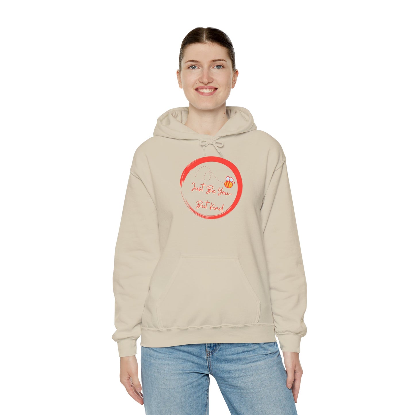 Bee Inspired Unisex Heavy Blend Hoodie, Casual Streetwear, Eco-Friendly Fashion, Gift for Her, Spring Wardrobe Essential