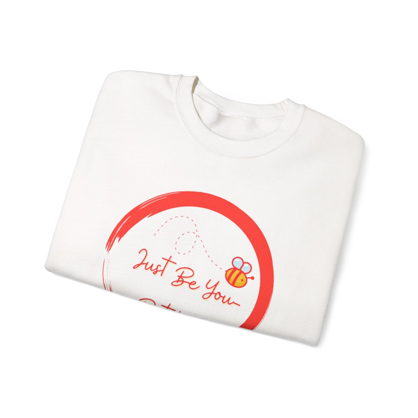 Cute Bee Inspirational Sweatshirt, Cozy Gift for Friends, Unisex Crewneck, Spring Vibe, Bee Lover Apparel
