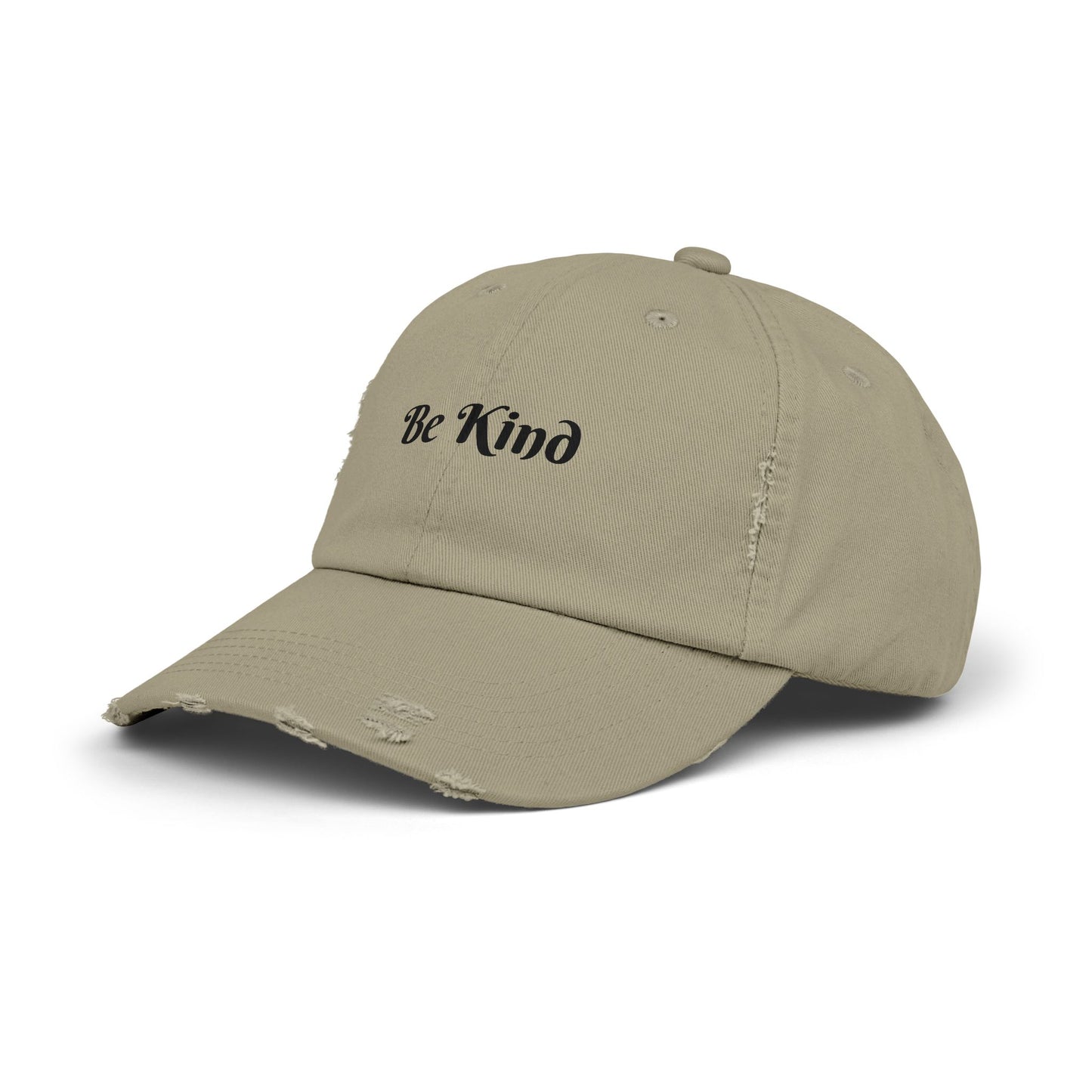 Be Kind Distressed Cap, Casual Hat for Kindness Advocates, Gift for Friends, Positive Vibes Cap, Summer Accessory, Everyday Wear