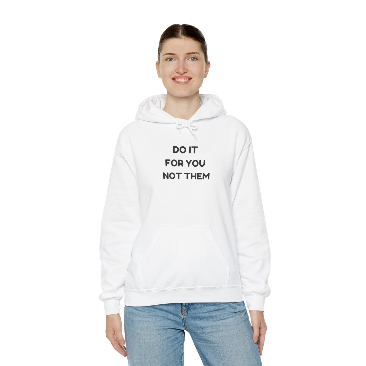 Motivational Hoodie for Self-Love, Unisex Sweatshirt, Cozy Gift for Friends, Inspiring Apparel, Perfect for Relaxation