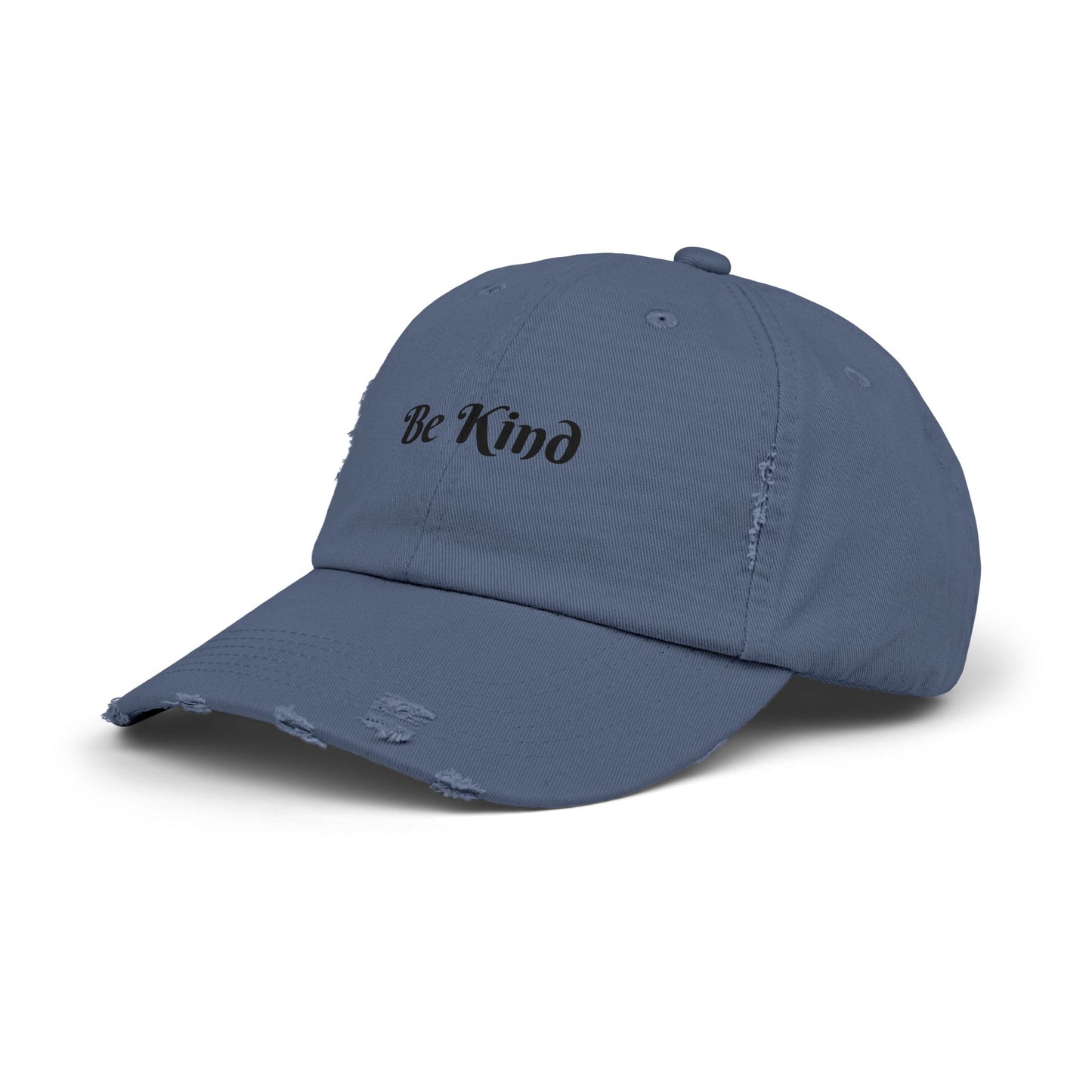 Be Kind Distressed Cap, Casual Hat for Kindness Advocates, Gift for Friends, Positive Vibes Cap, Summer Accessory, Everyday Wear
