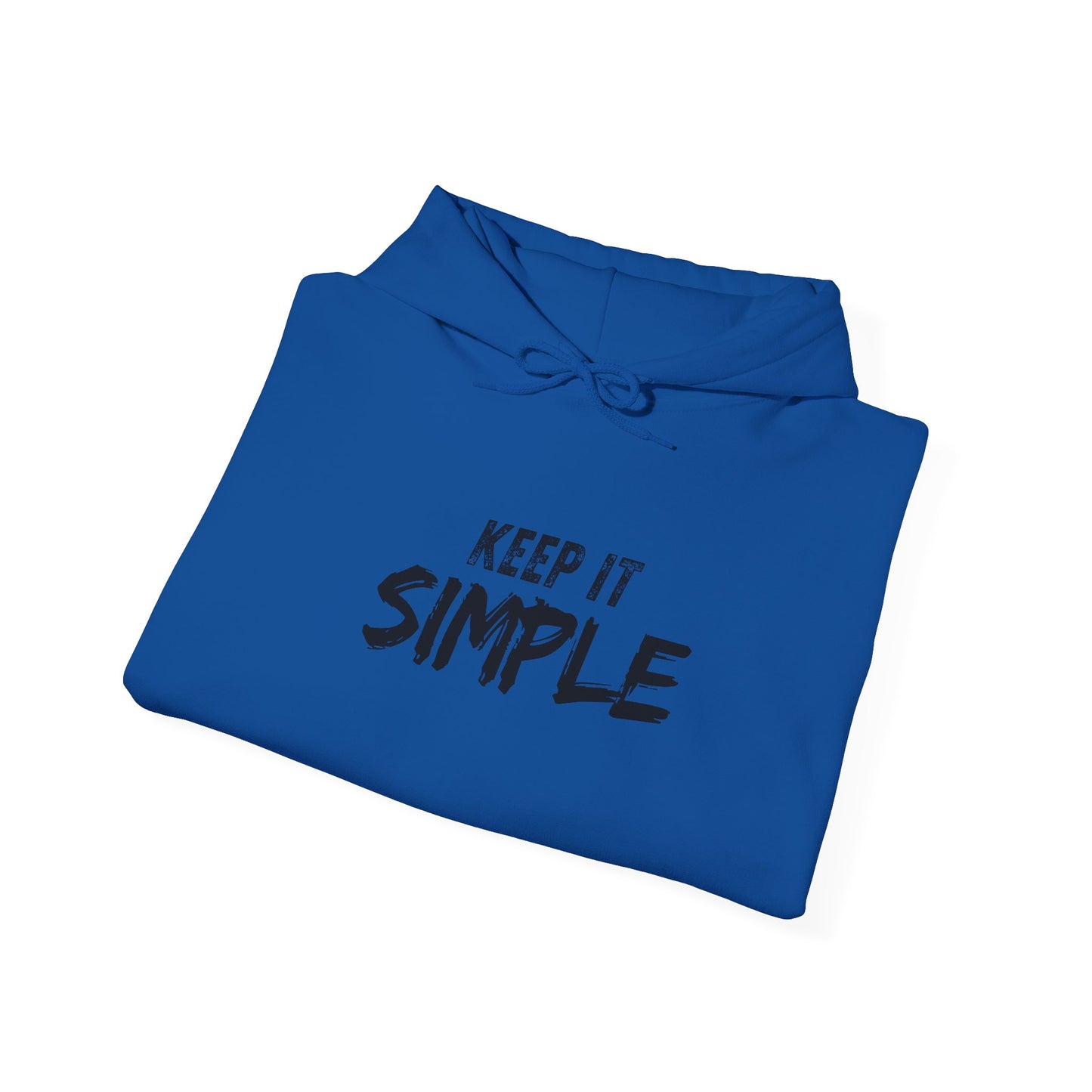 Minimalist Hoodie with 'Keep It Simple' Design, Casual Sweatshirt for Everyday Wear, Unisex Comfort, Gift for Friends & Family