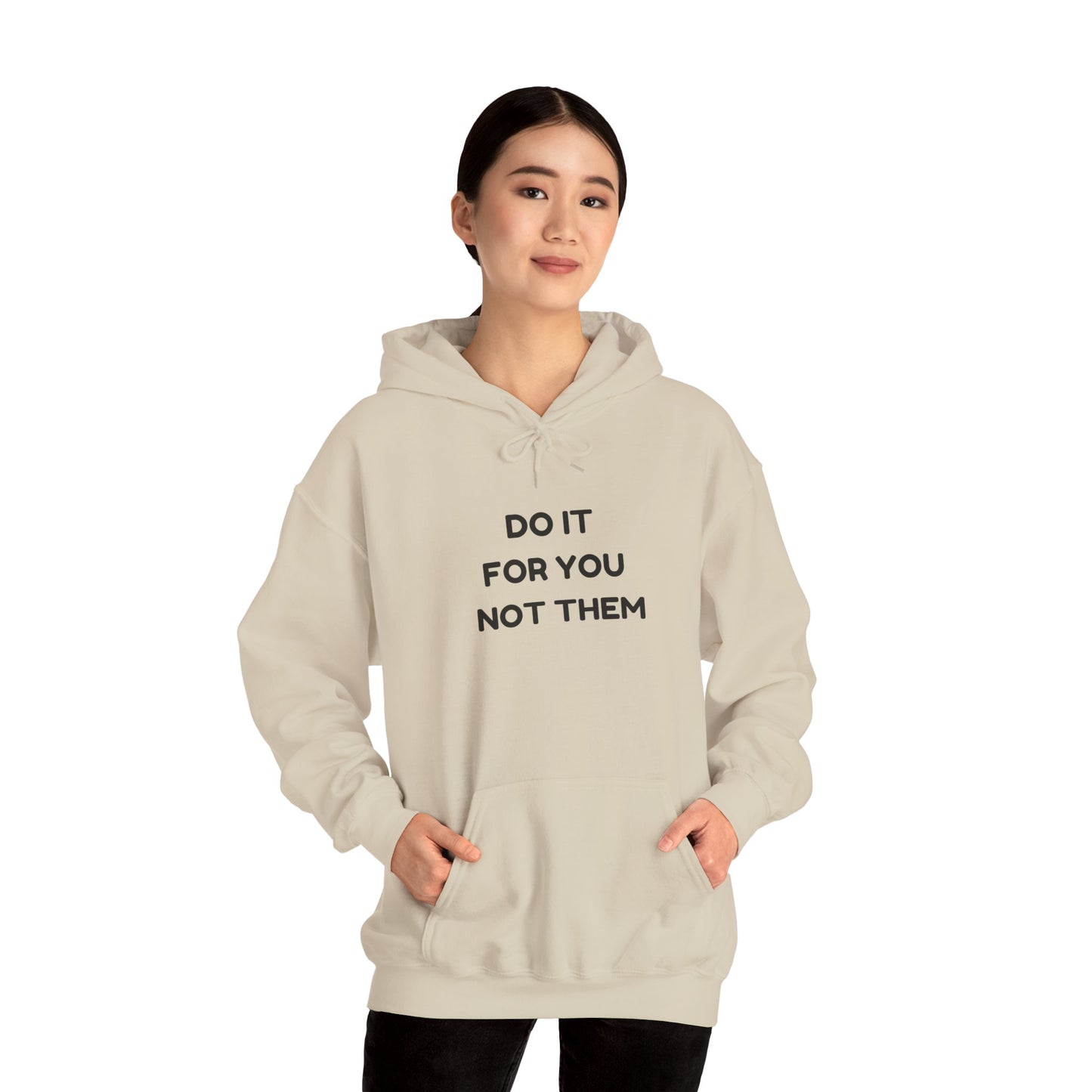 Motivational Hoodie for Self-Love, Unisex Sweatshirt, Cozy Gift for Friends, Inspiring Apparel, Perfect for Relaxation