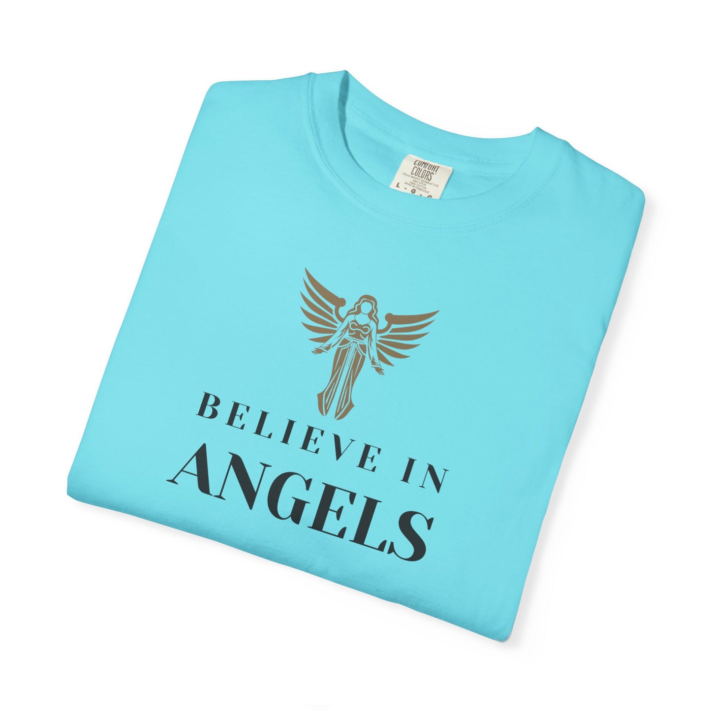 Believe in Angels Unisex T-Shirt for Spiritual Seekers, Casual Wear, Gift for Friends, Birthday Gift, Inspirational Apparel