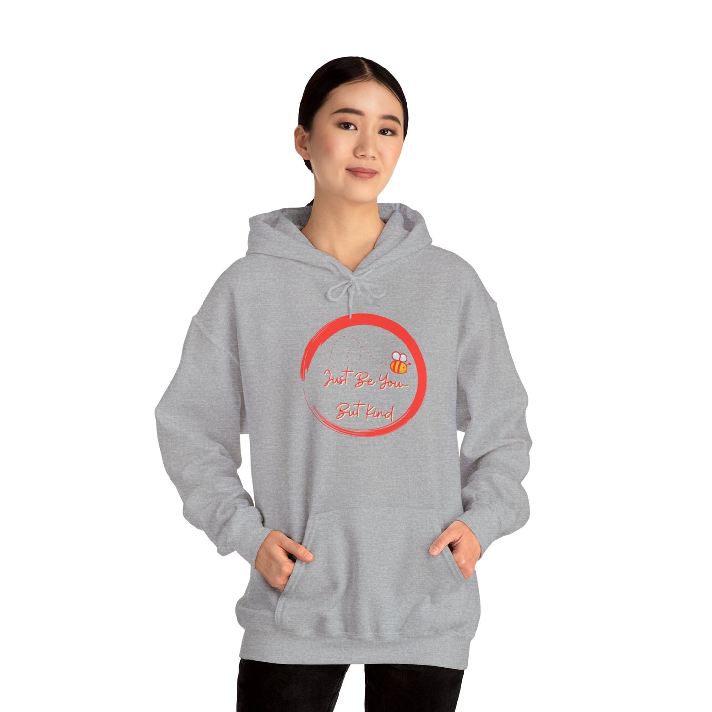 Bee Inspired Unisex Heavy Blend Hoodie, Casual Streetwear, Eco-Friendly Fashion, Gift for Her, Spring Wardrobe Essential