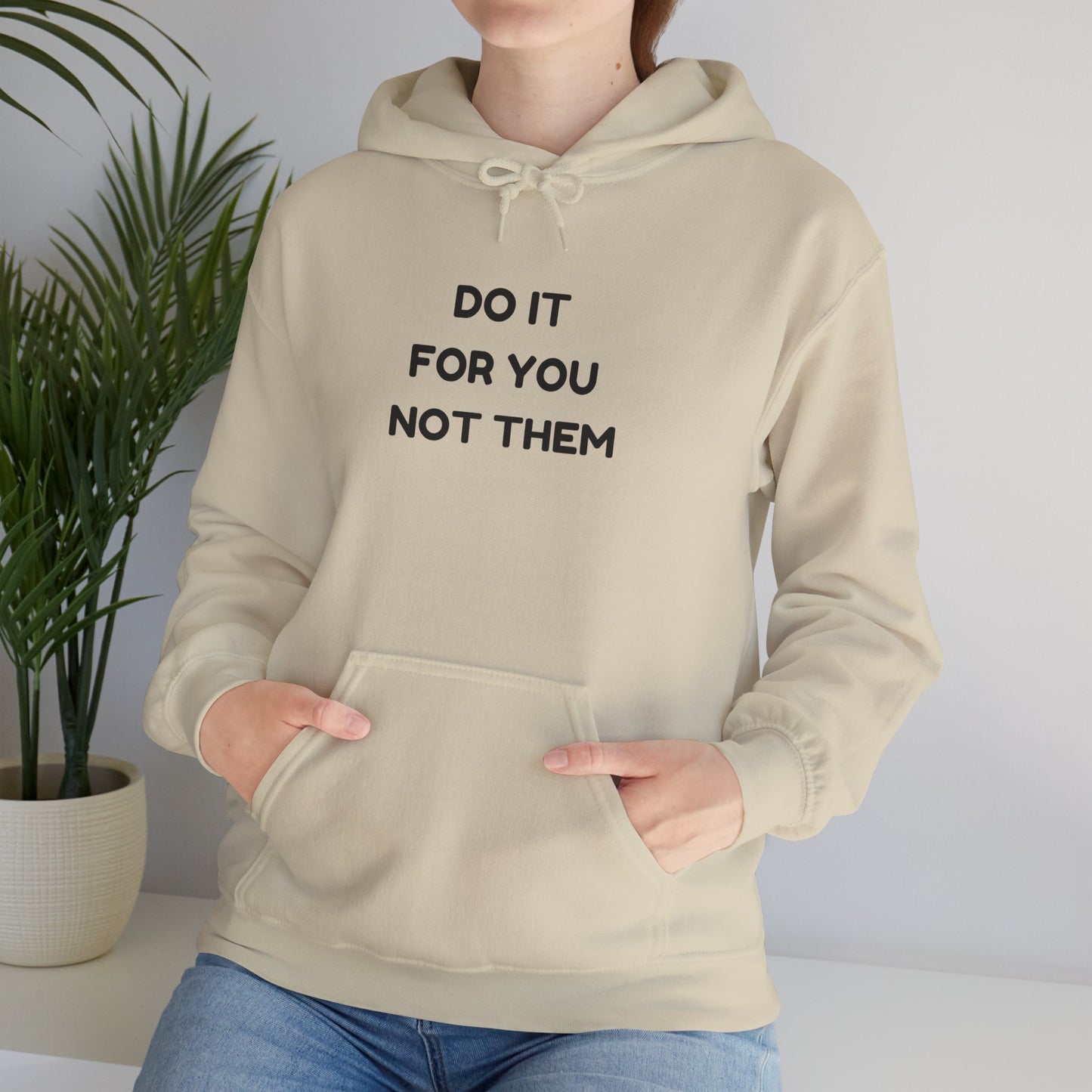 Motivational Hoodie for Self-Love, Unisex Sweatshirt, Cozy Gift for Friends, Inspiring Apparel, Perfect for Relaxation