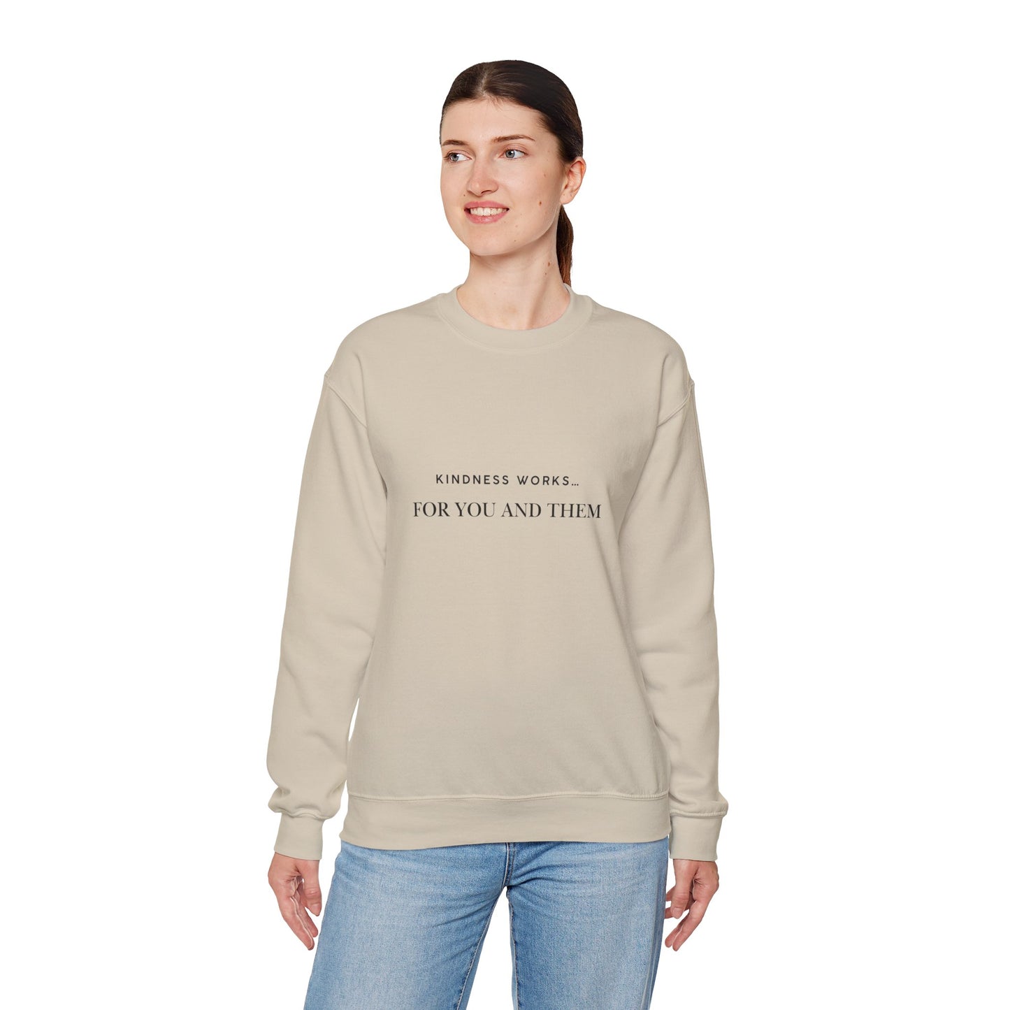 Kindness Crewneck Sweatshirt, Cozy Gift for Friends, Unisex Sweater for All Occasions, Thoughtful Present for Kindness Advocates, [...]