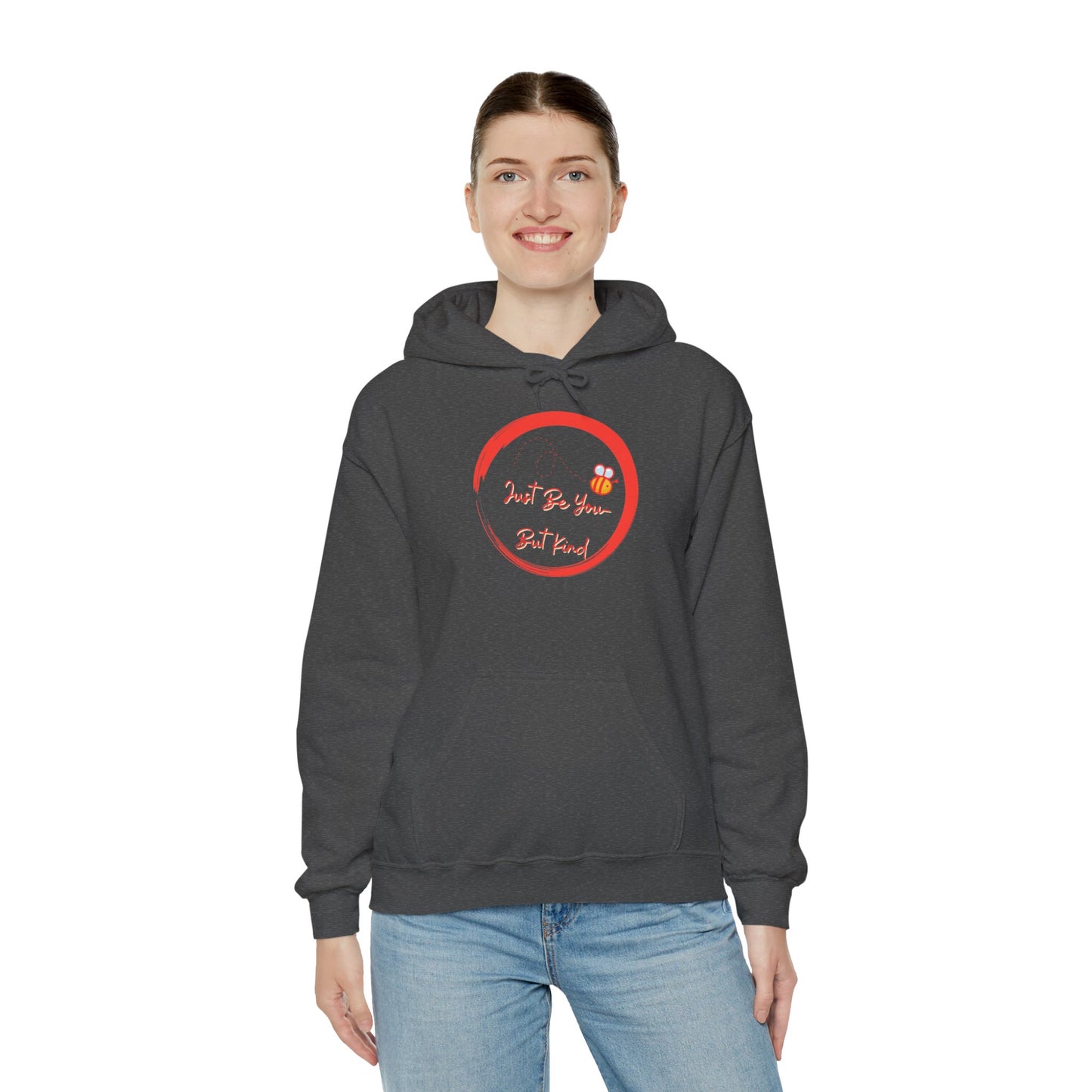 Bee Inspired Unisex Heavy Blend Hoodie, Casual Streetwear, Eco-Friendly Fashion, Gift for Her, Spring Wardrobe Essential