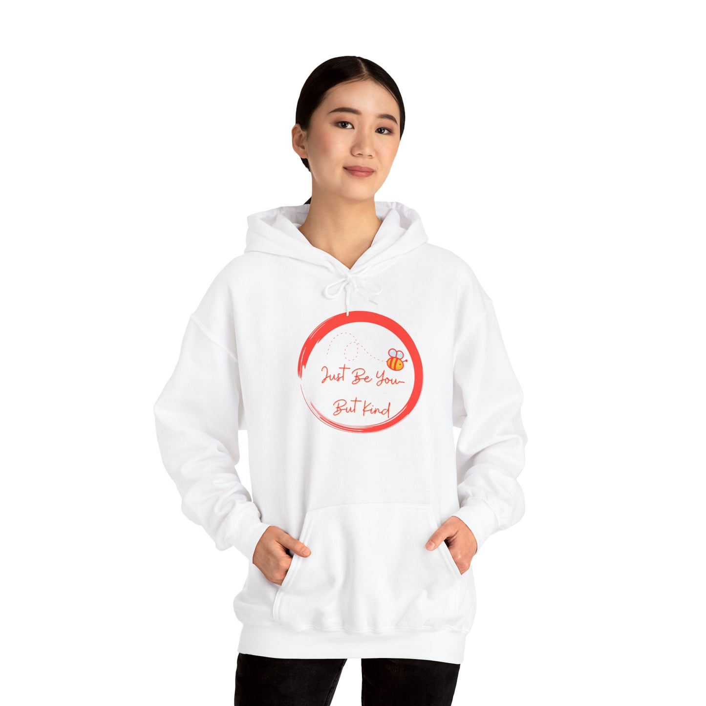 Bee Inspired Unisex Heavy Blend Hoodie, Casual Streetwear, Eco-Friendly Fashion, Gift for Her, Spring Wardrobe Essential