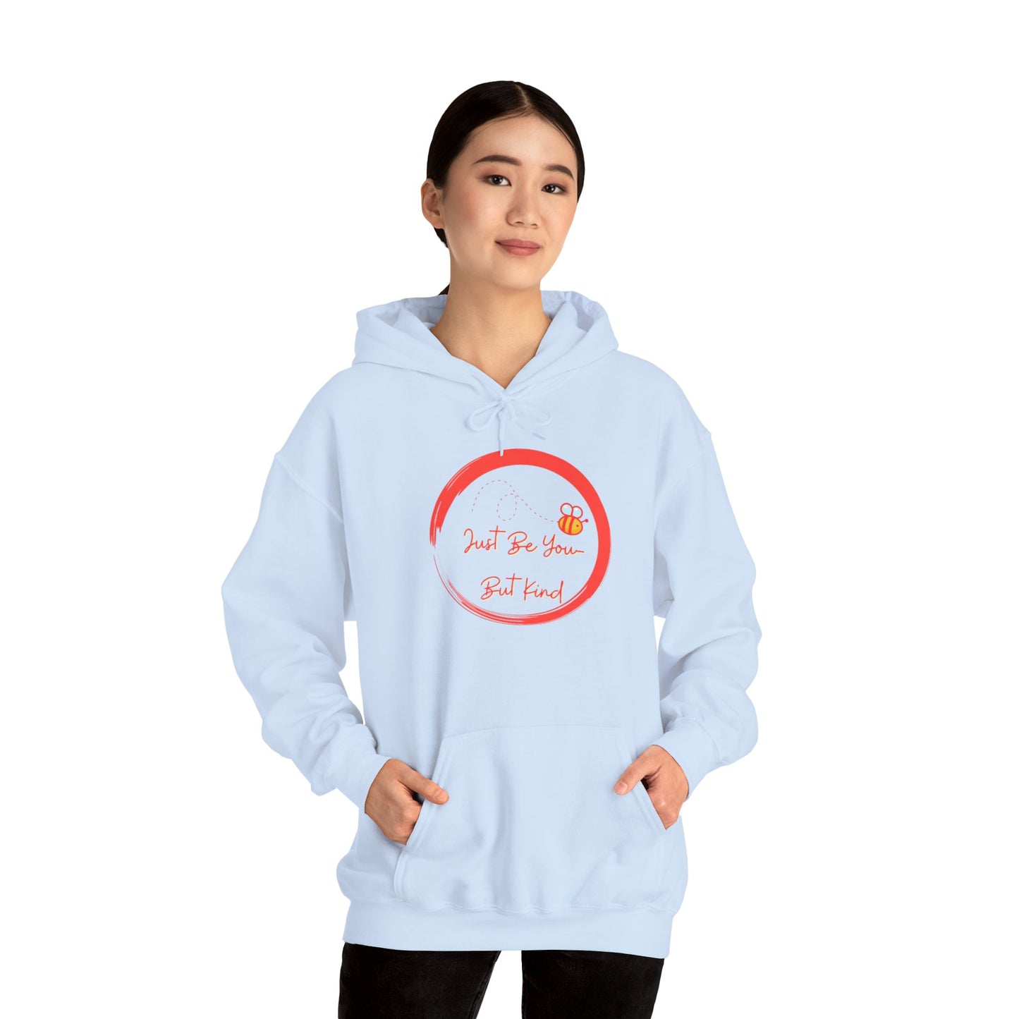 Bee Inspired Unisex Heavy Blend Hoodie, Casual Streetwear, Eco-Friendly Fashion, Gift for Her, Spring Wardrobe Essential