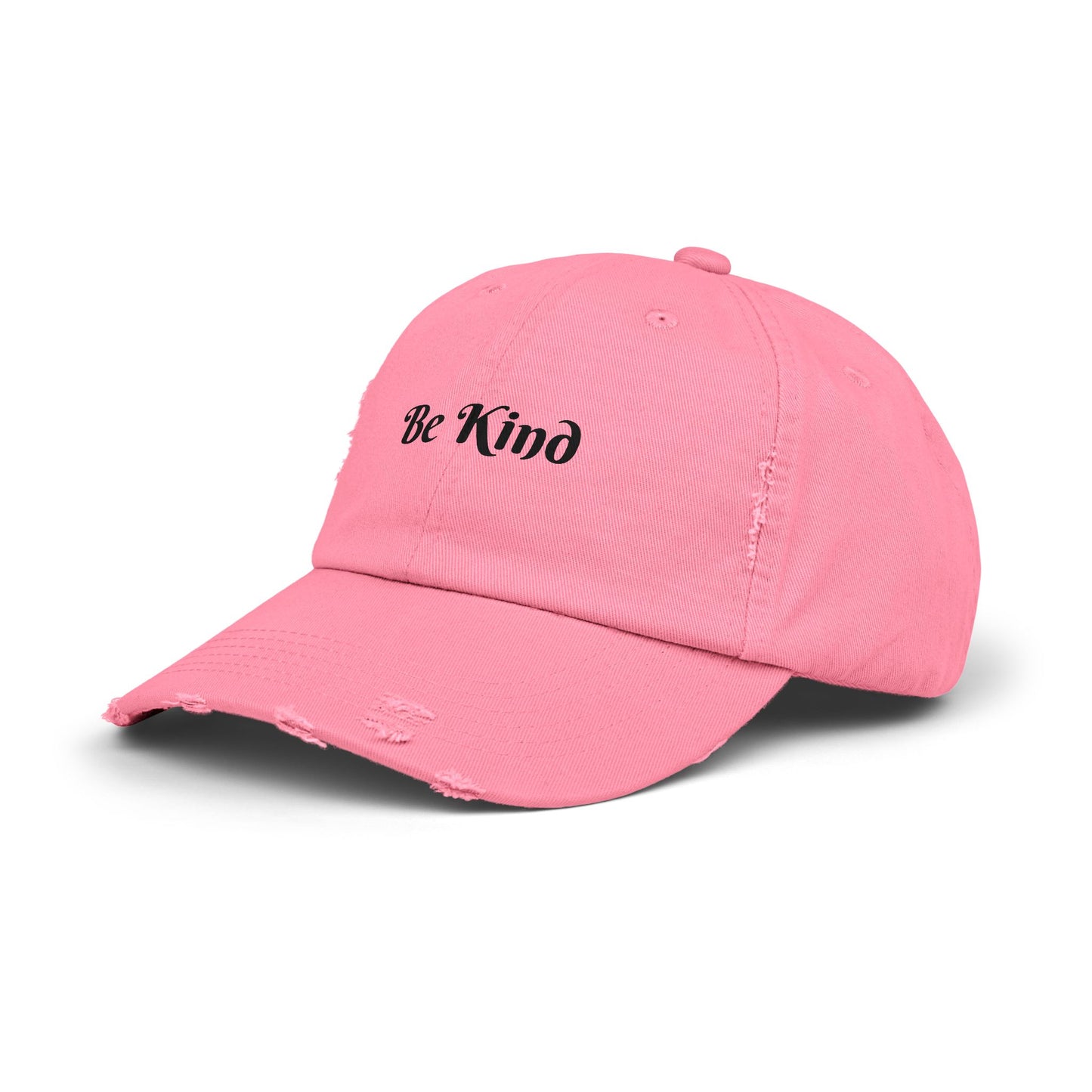 Be Kind Distressed Cap, Casual Hat for Kindness Advocates, Gift for Friends, Positive Vibes Cap, Summer Accessory, Everyday Wear