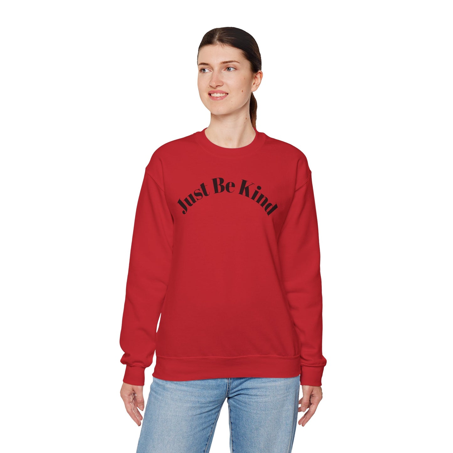 Unisex Heavy Blend™ Crewneck Sweatshirt - Just Be Kind, Cozy Everyday Wear, Perfect Gift for Friends & Family, Inspirational Apparel, [...]