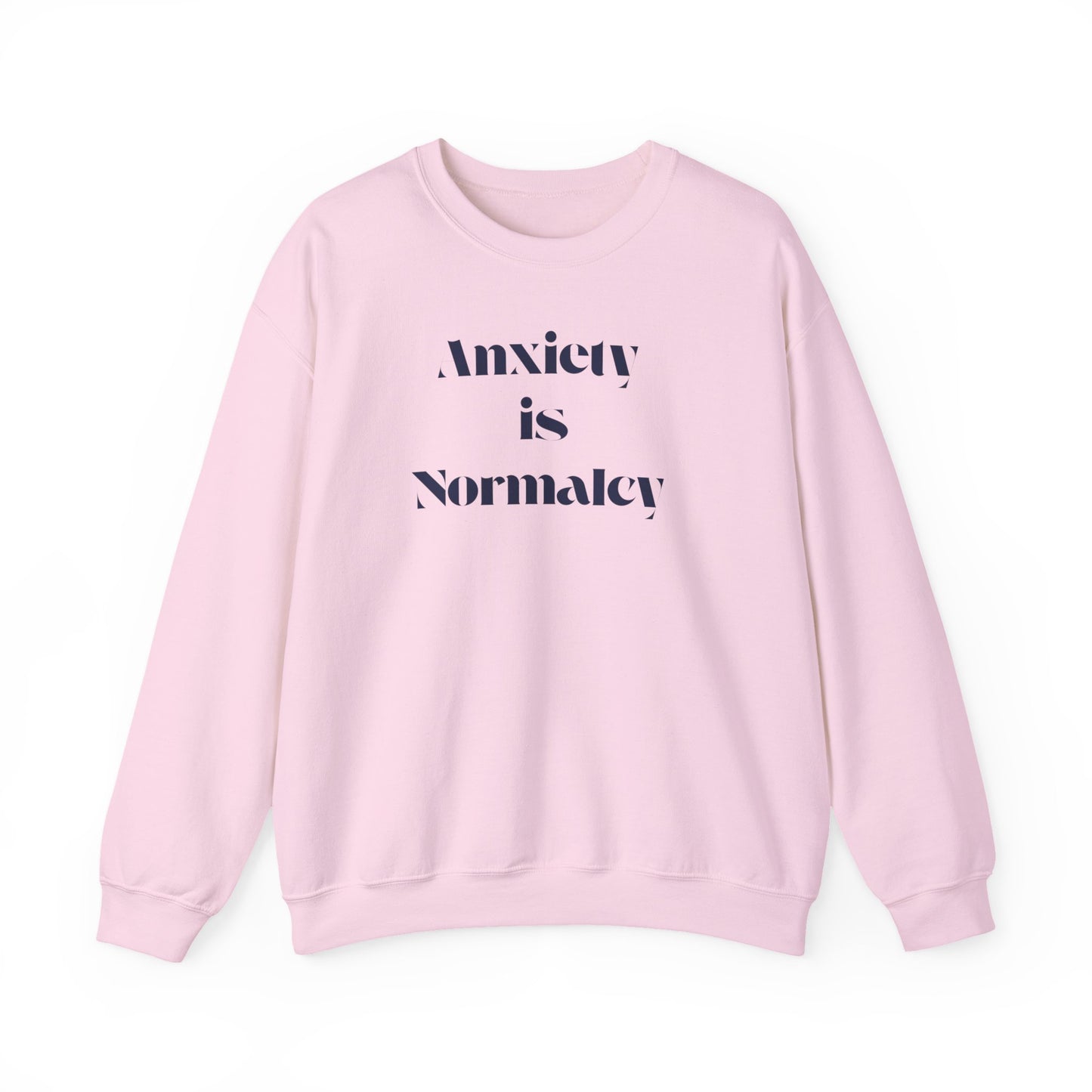 Unisex Anxiety Equals Normalcy Sweatshirt, Cozy Crewneck Gift, Comfy Clothing for Mental Health Awareness, Thoughtful Present for Friends