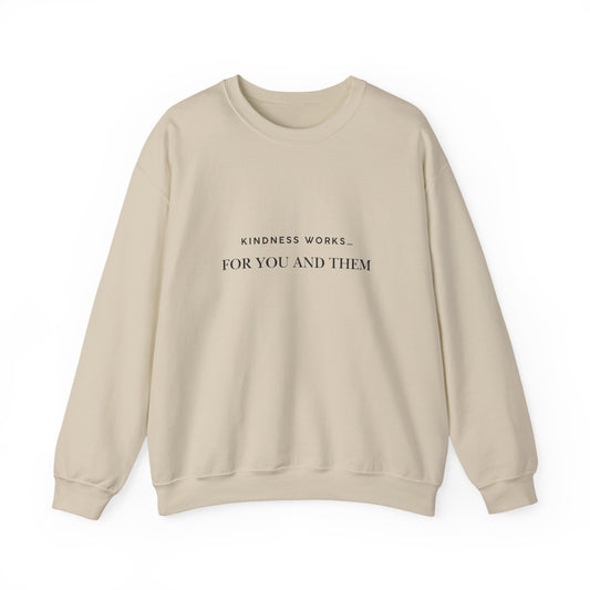Kindness Crewneck Sweatshirt, Cozy Gift for Friends, Unisex Sweater for All Occasions, Thoughtful Present for Kindness Advocates, [...]
