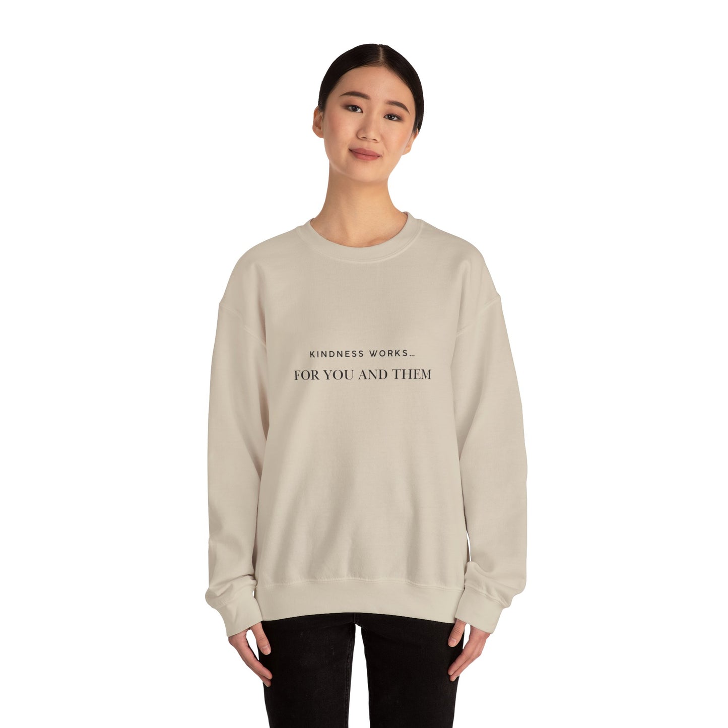 Kindness Crewneck Sweatshirt, Cozy Gift for Friends, Unisex Sweater for All Occasions, Thoughtful Present for Kindness Advocates, [...]