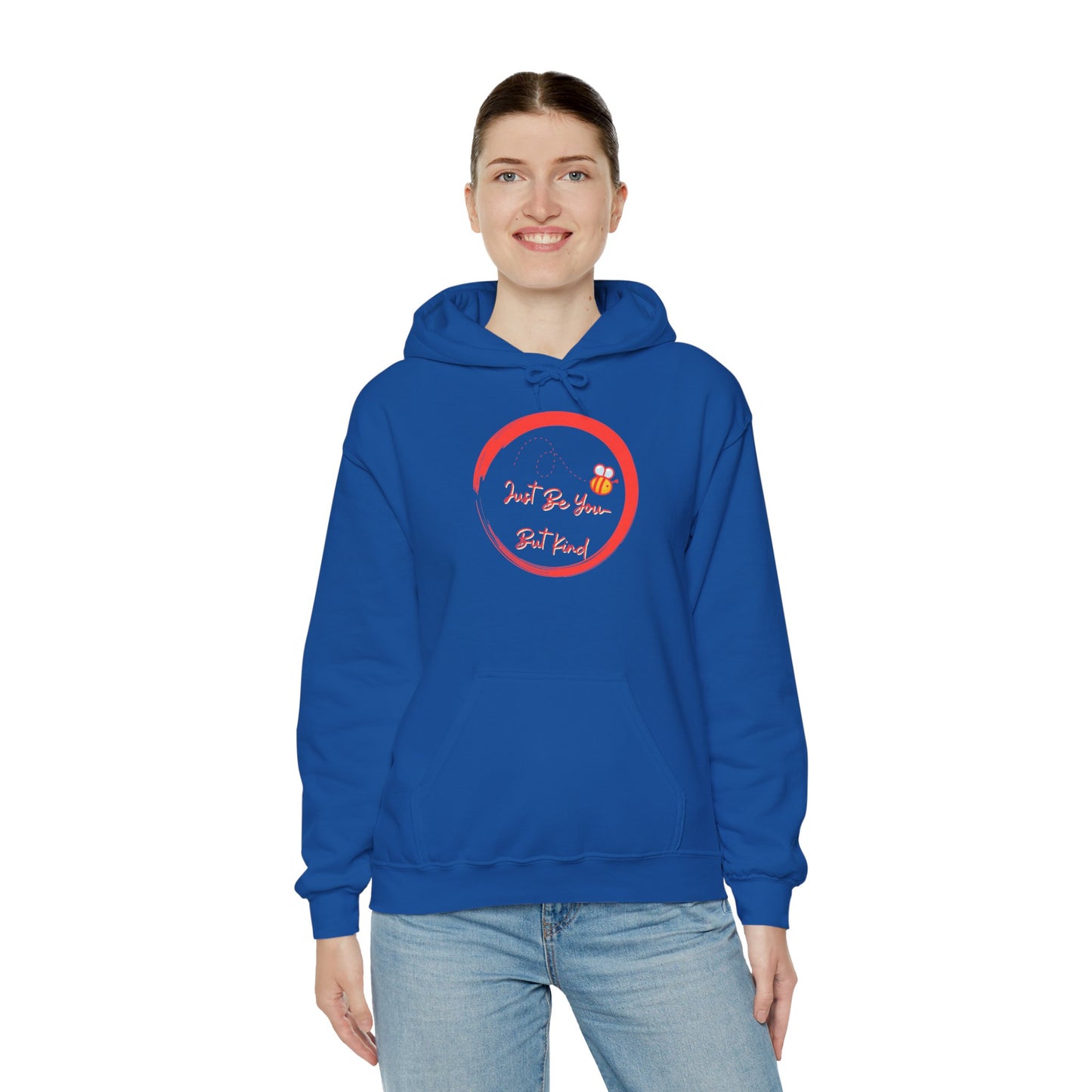 Bee Inspired Unisex Heavy Blend Hoodie, Casual Streetwear, Eco-Friendly Fashion, Gift for Her, Spring Wardrobe Essential