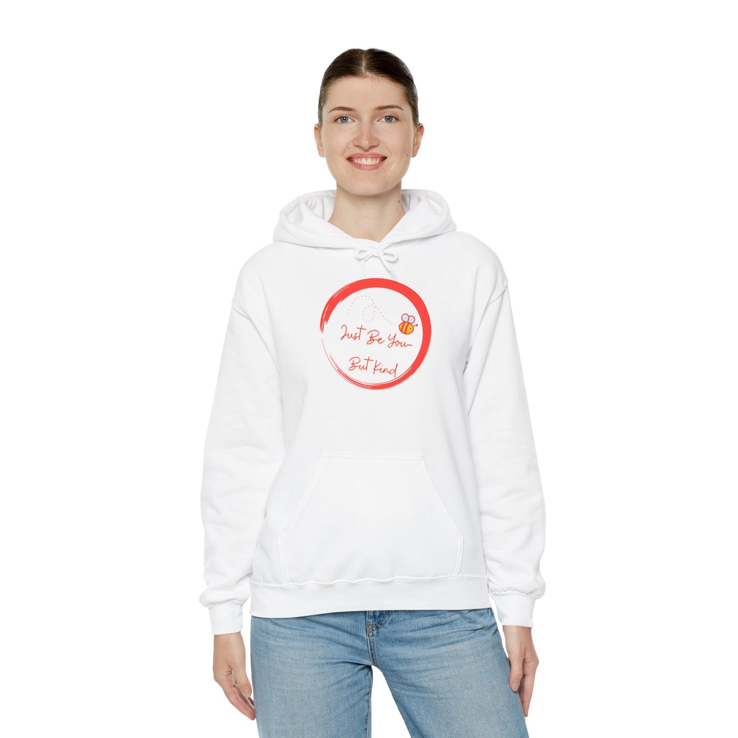 Bee Inspired Unisex Heavy Blend Hoodie, Casual Streetwear, Eco-Friendly Fashion, Gift for Her, Spring Wardrobe Essential