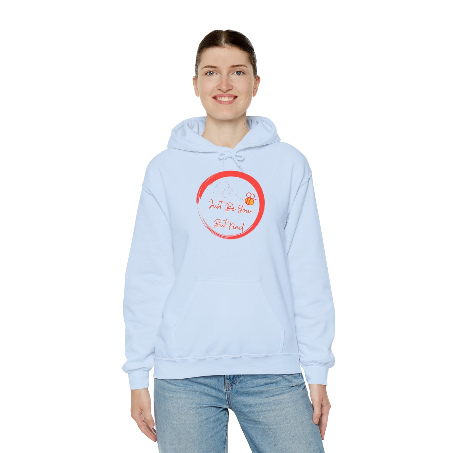 Bee Inspired Unisex Heavy Blend Hoodie, Casual Streetwear, Eco-Friendly Fashion, Gift for Her, Spring Wardrobe Essential