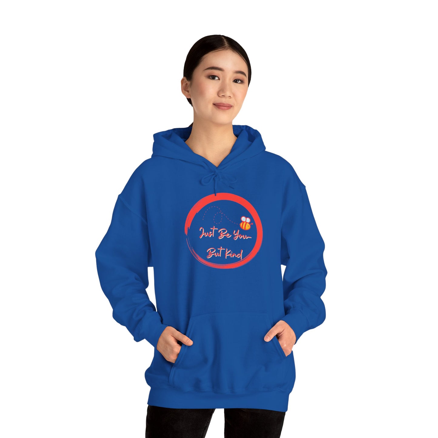 Bee Inspired Unisex Heavy Blend Hoodie, Casual Streetwear, Eco-Friendly Fashion, Gift for Her, Spring Wardrobe Essential