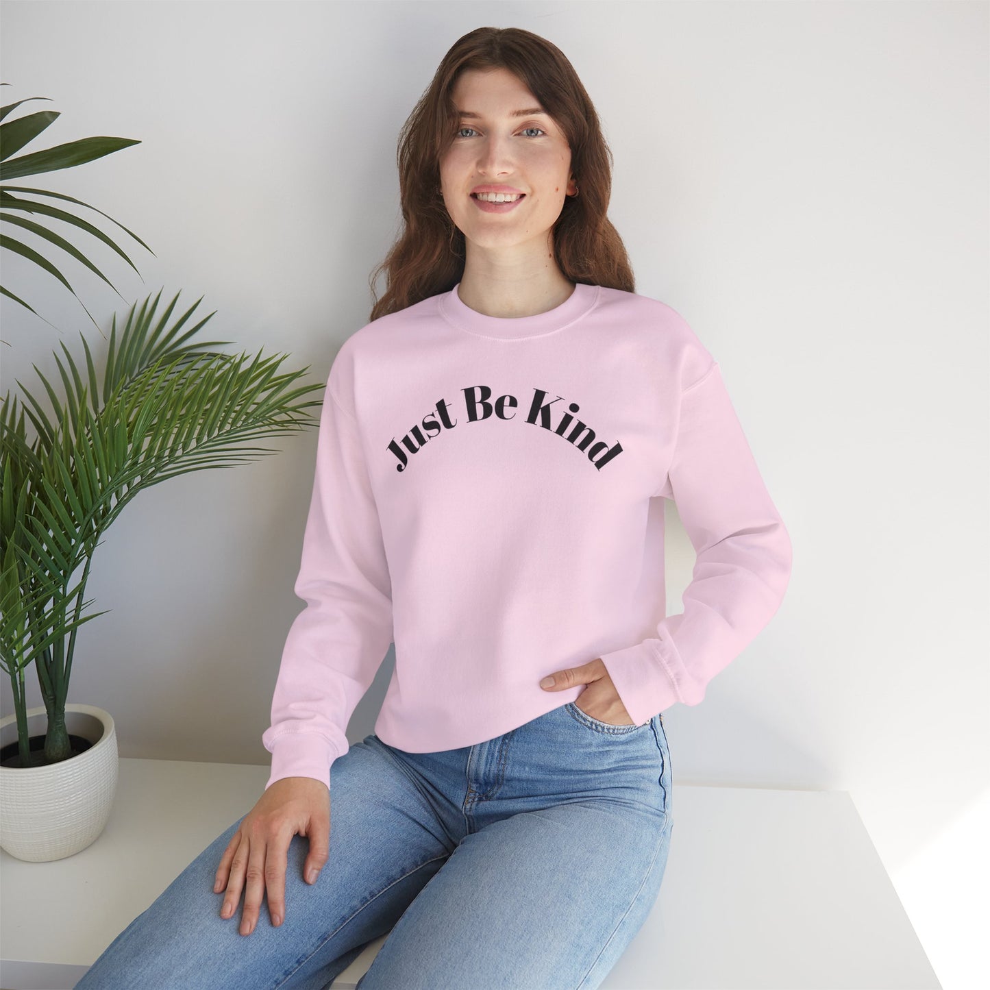 Unisex Heavy Blend™ Crewneck Sweatshirt - Just Be Kind, Cozy Everyday Wear, Perfect Gift for Friends & Family, Inspirational Apparel, [...]