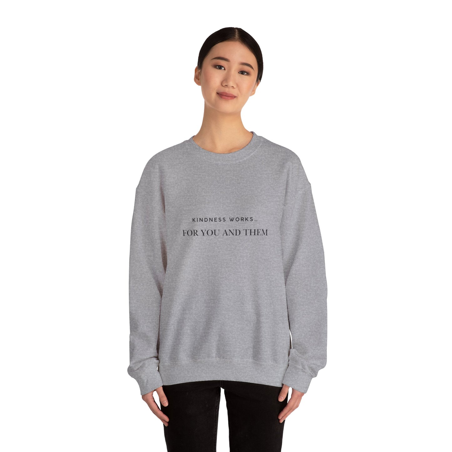Kindness Crewneck Sweatshirt, Cozy Gift for Friends, Unisex Sweater for All Occasions, Thoughtful Present for Kindness Advocates, [...]