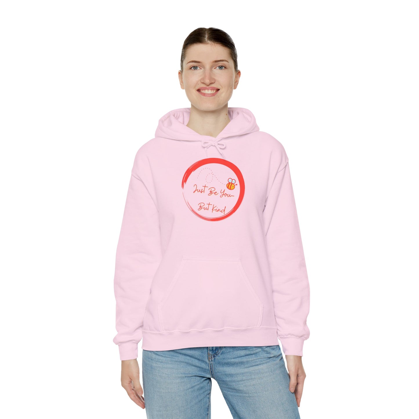 Bee Inspired Unisex Heavy Blend Hoodie, Casual Streetwear, Eco-Friendly Fashion, Gift for Her, Spring Wardrobe Essential